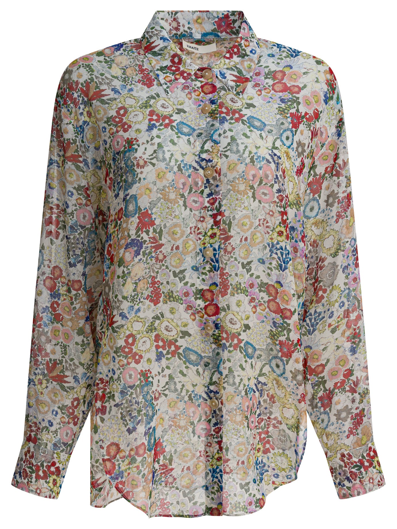 Khaite Silk Floral Shirt