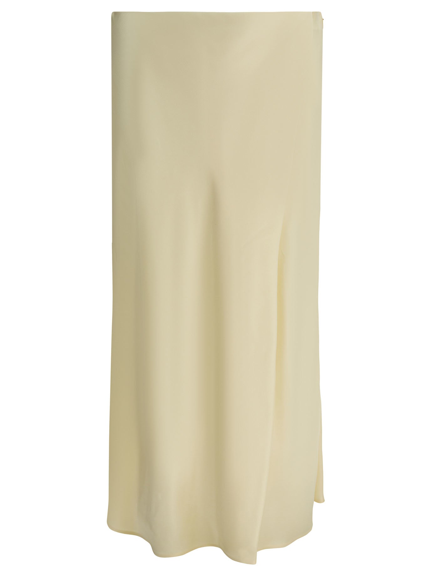 Khaite Satin Midi Skirt