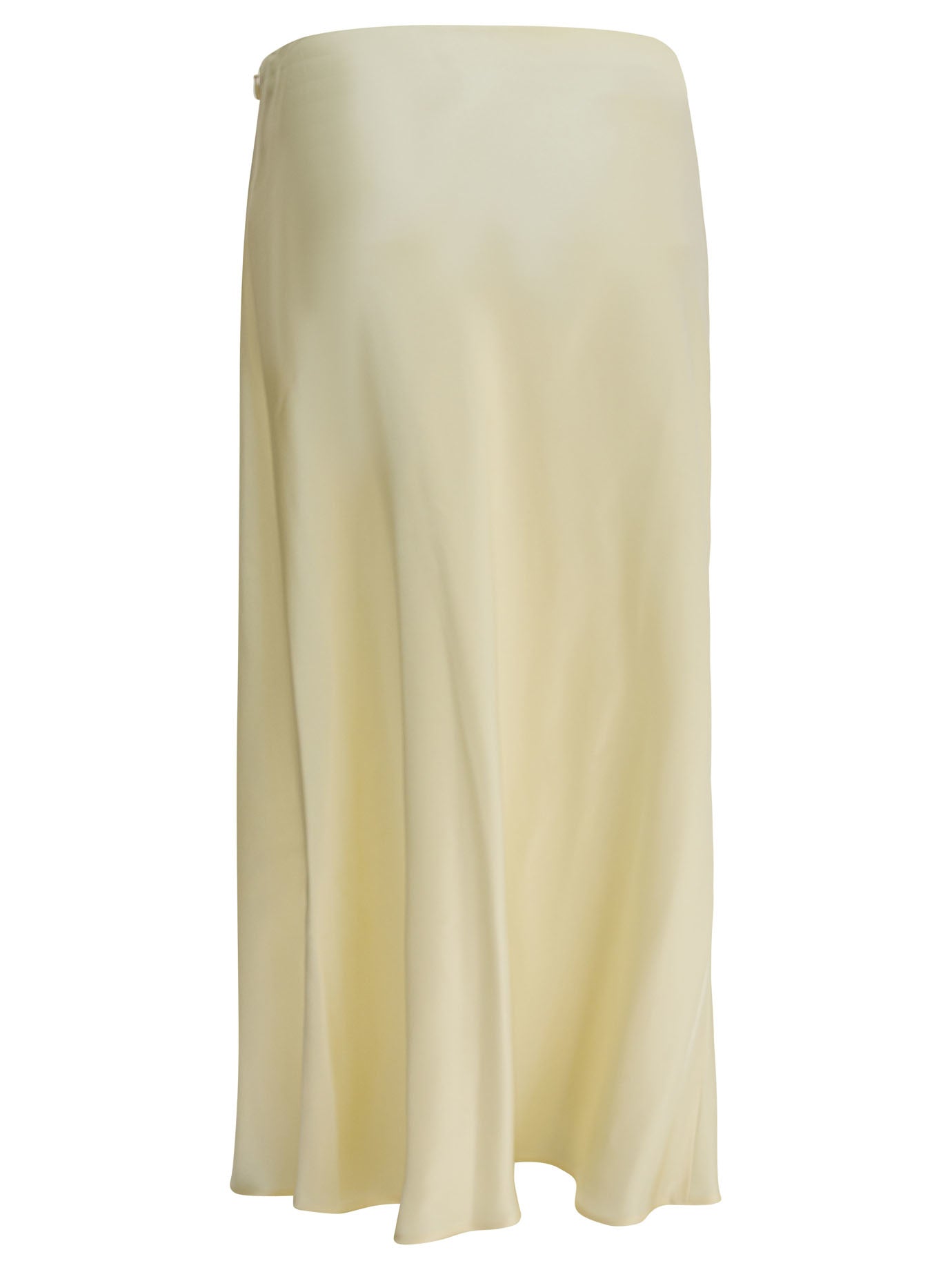 Khaite Satin Midi Skirt