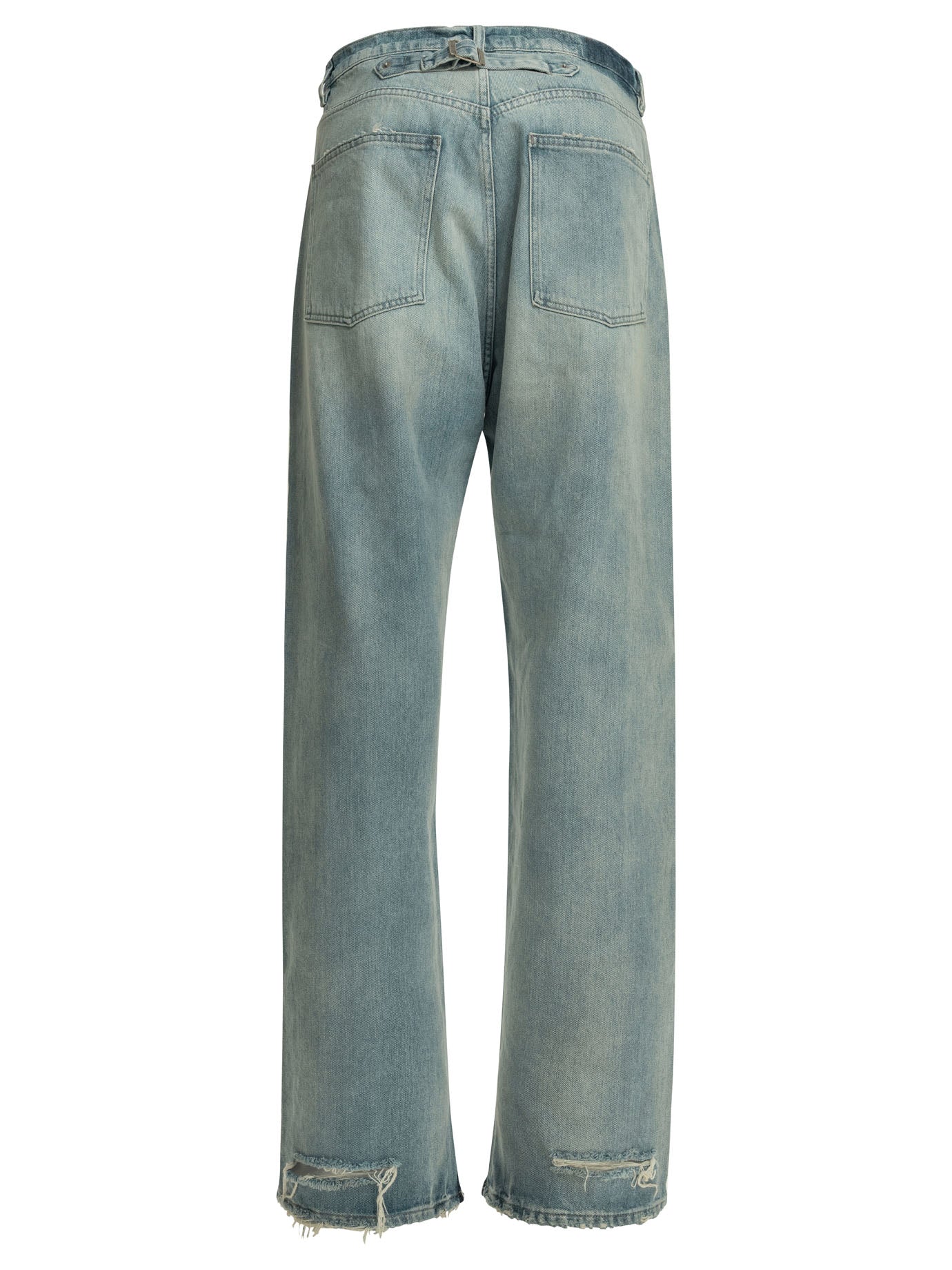 Maison Margiela Straight-Leg Jeans With Buckle