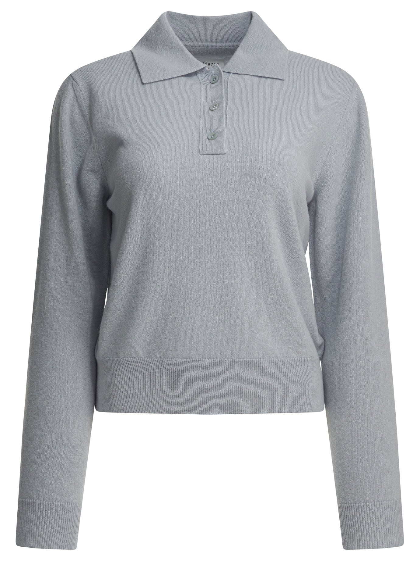 Maison Margiela Virgin Wool Polo Sweater