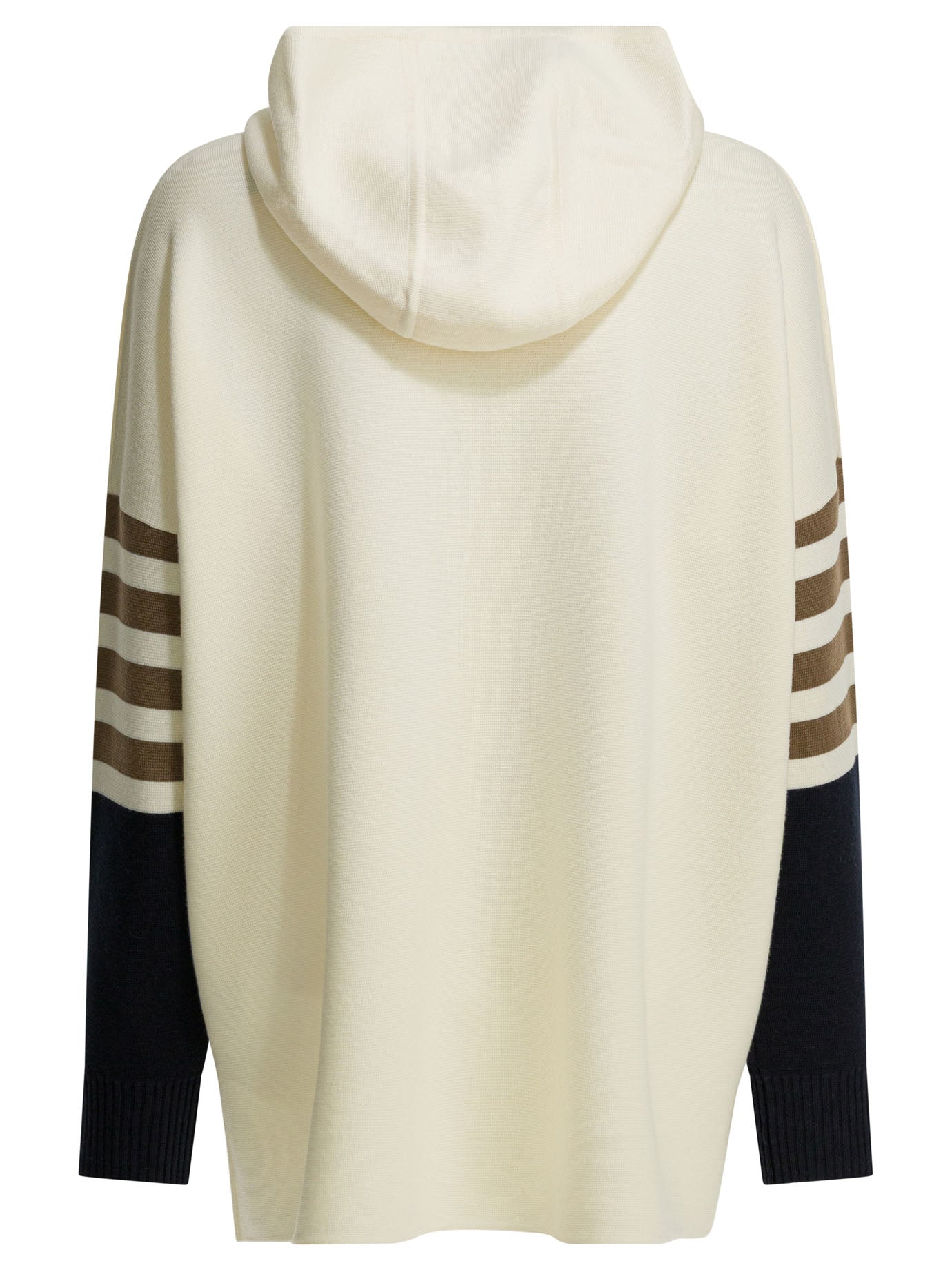 Max Mara Virgin Wool Hooded Sweater