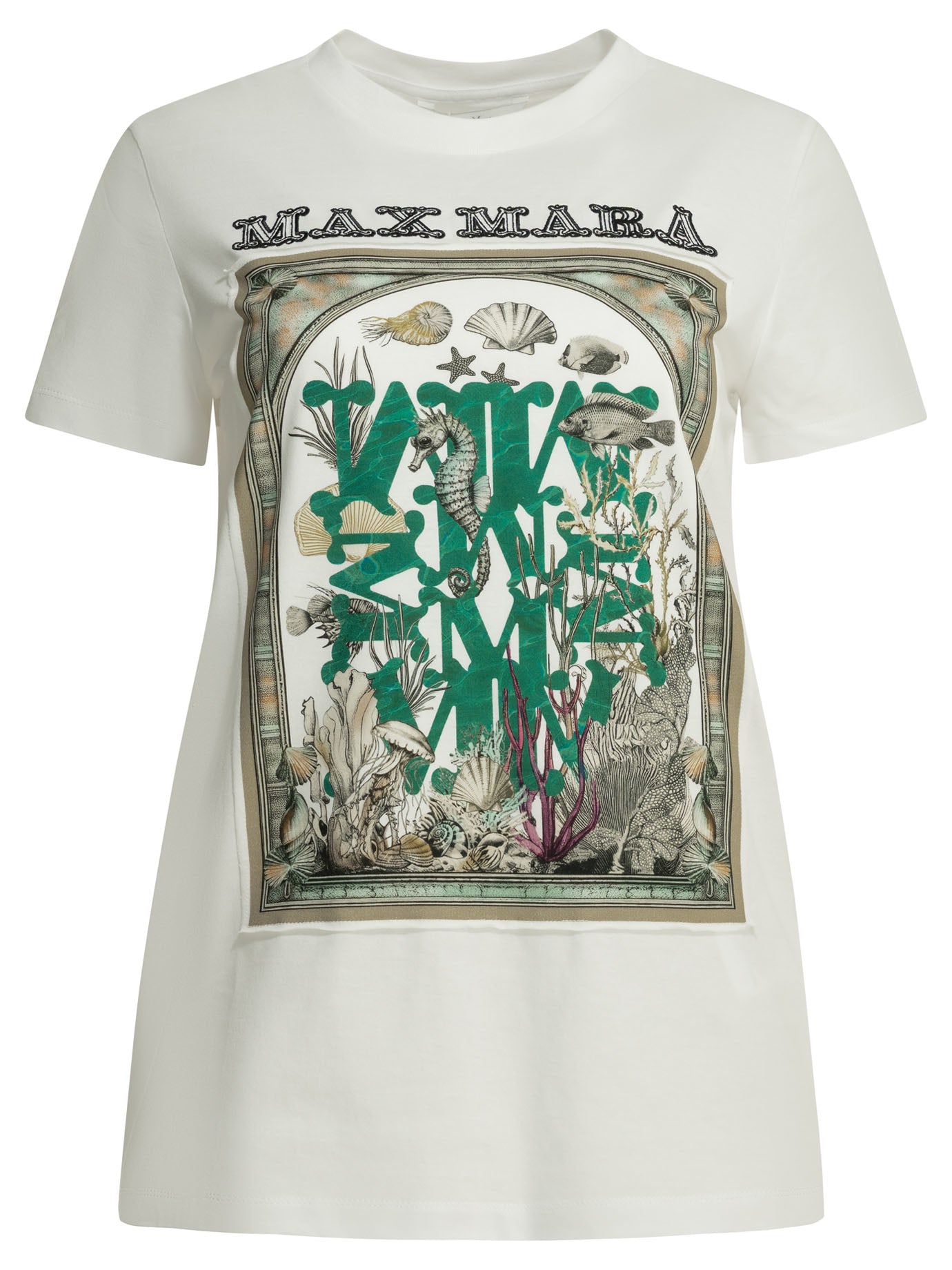Max Mara Crew-Neck T-Shirt With Logo