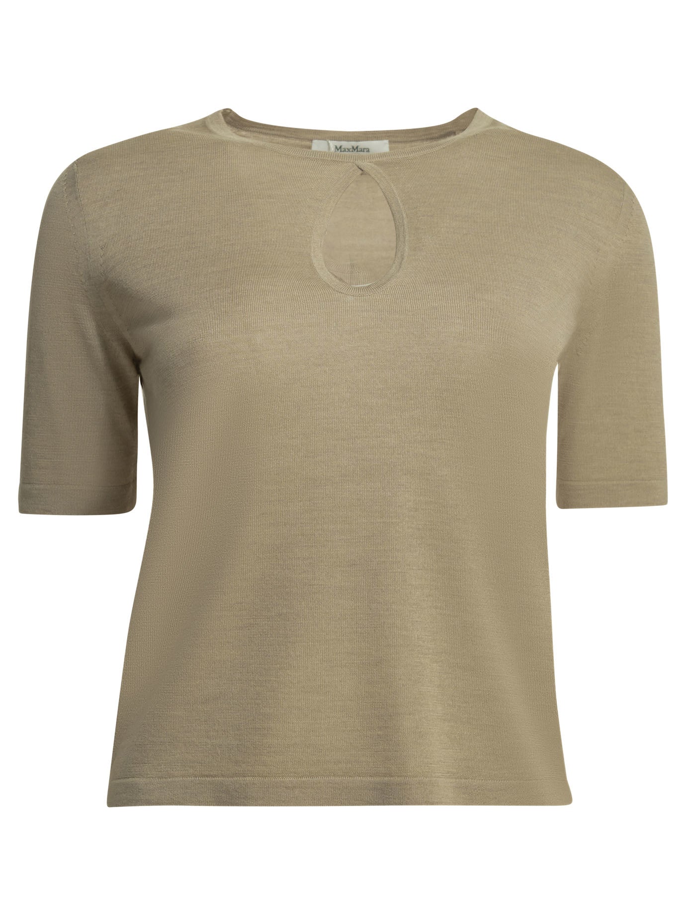 Max Mara Pure Silk Blend Round Neck Sweater