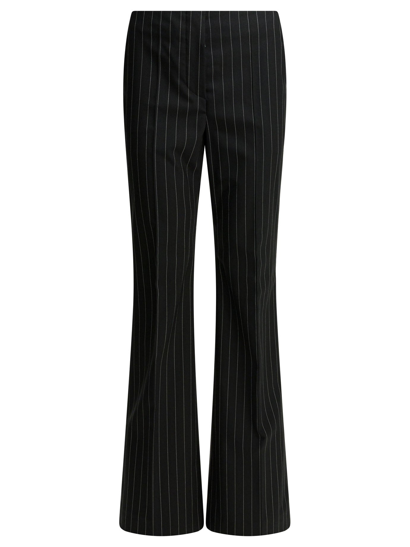 Max Mara Sportmax Pinstripe Pants In Virgin Wool