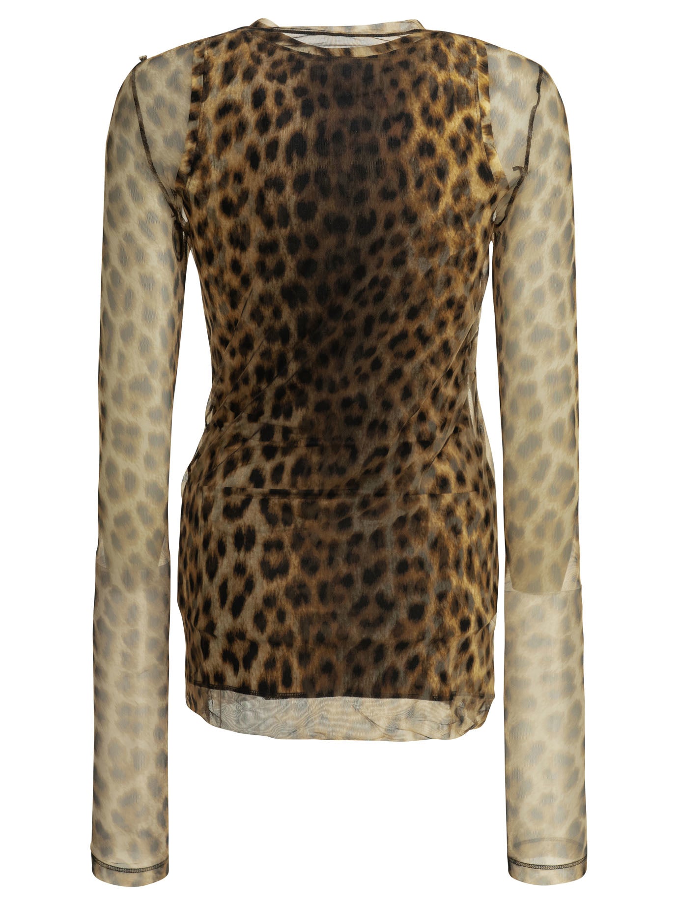 Max Mara Sportmax Fitted Animalier Top