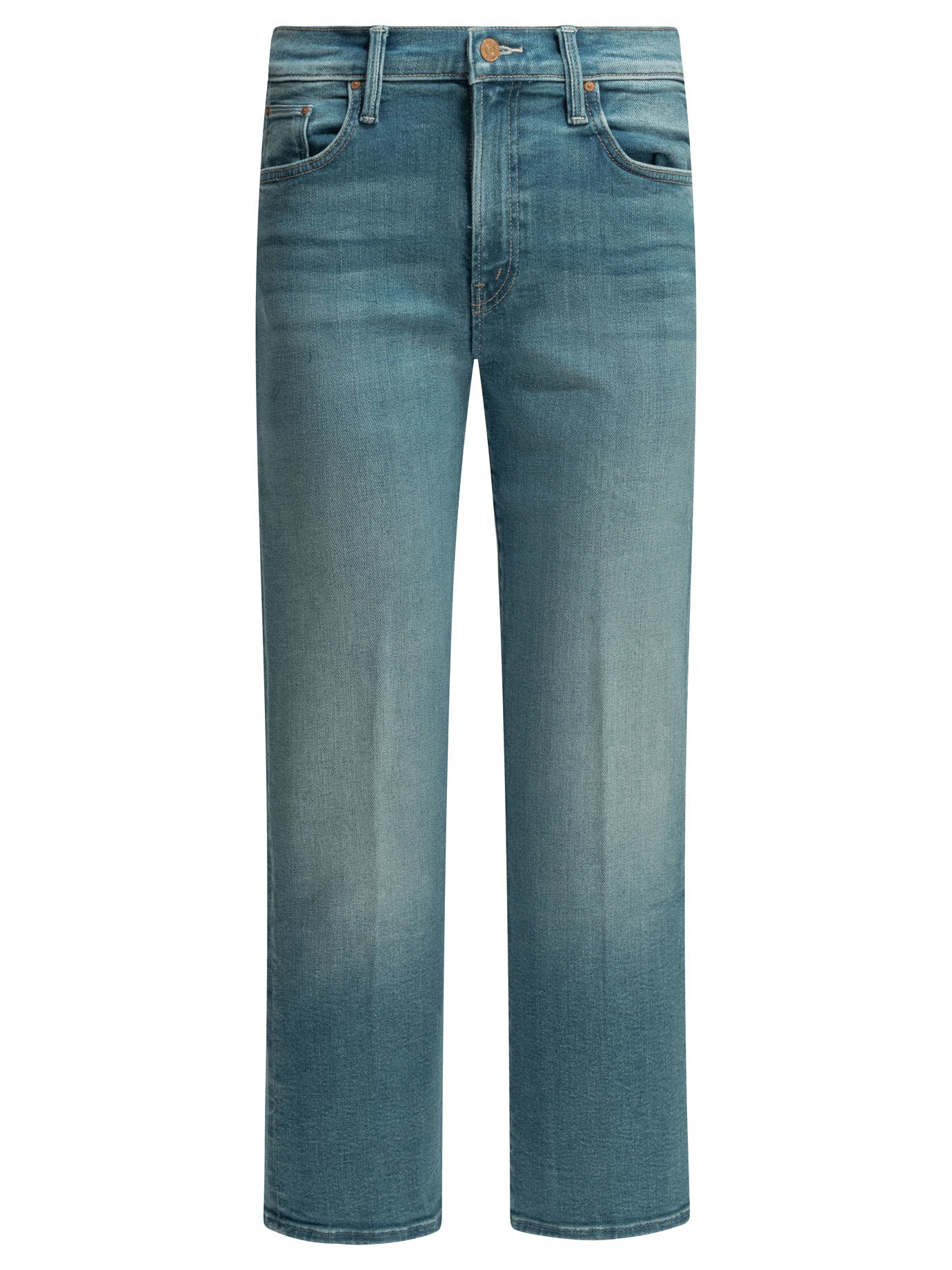 MOTHER Denim Straight-Leg Jeans