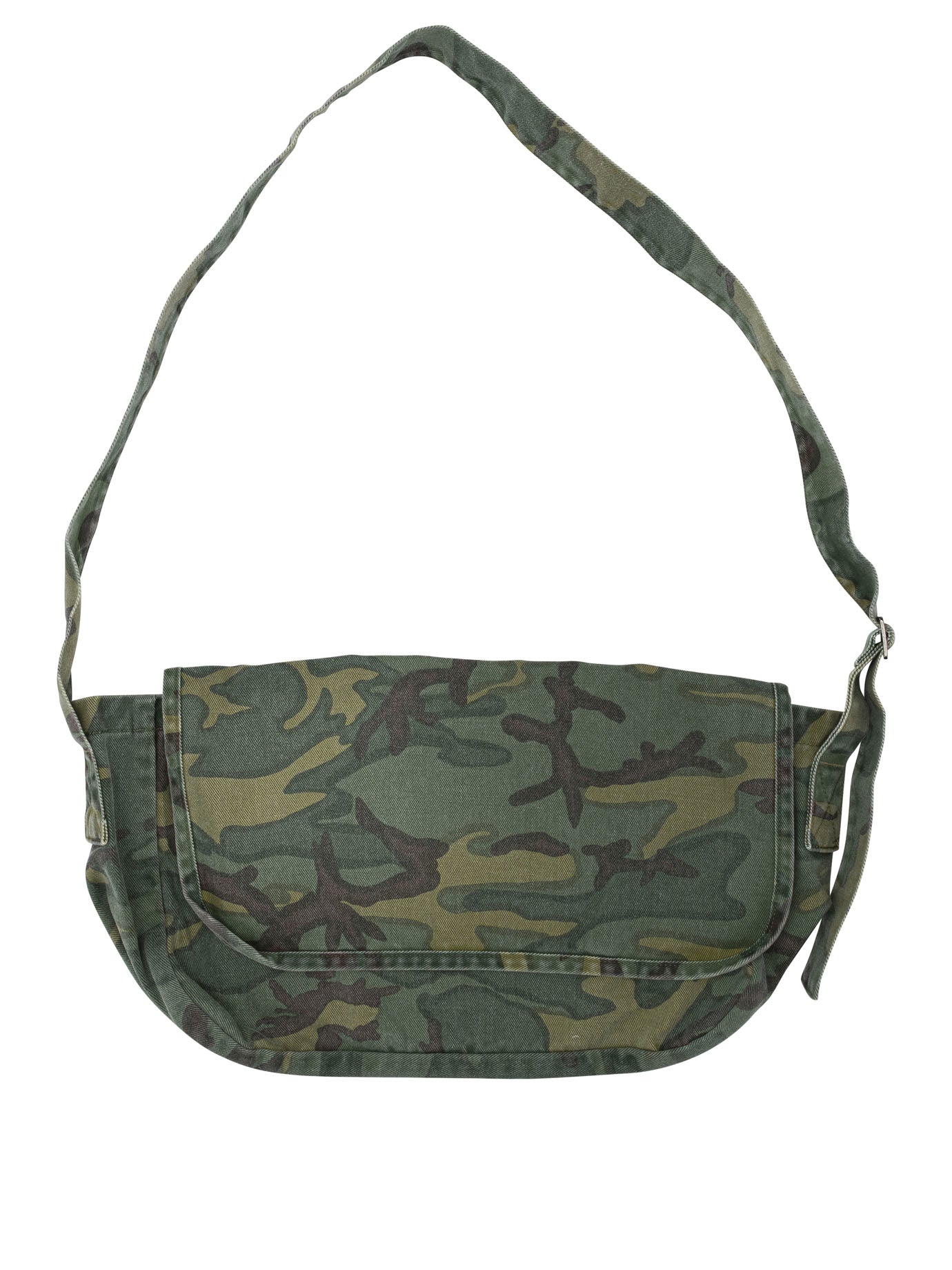 Needles Reversible News Paper Bag Large Shoulder Bag