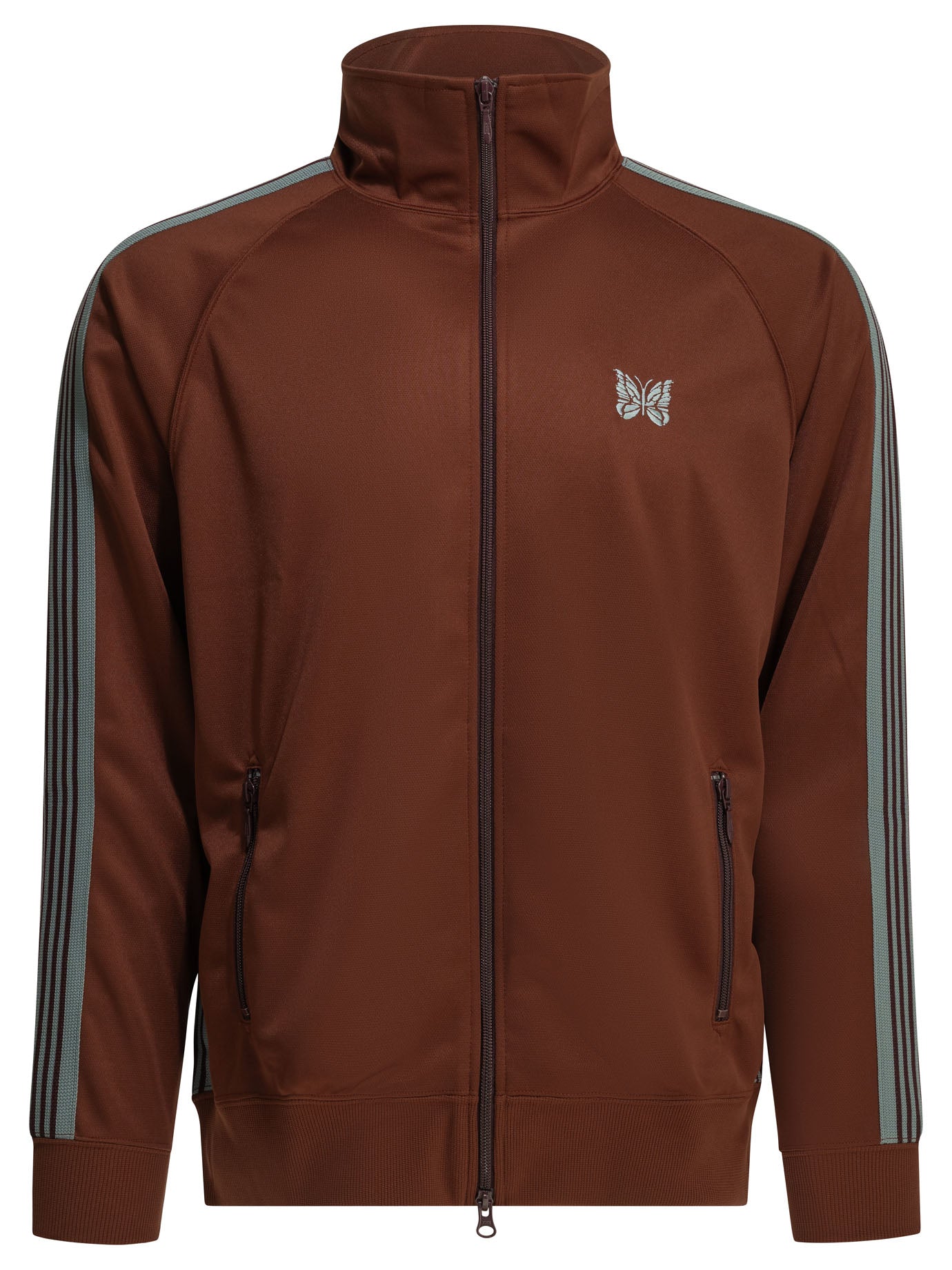 Needles Track Poly Zippered Sweatshirt