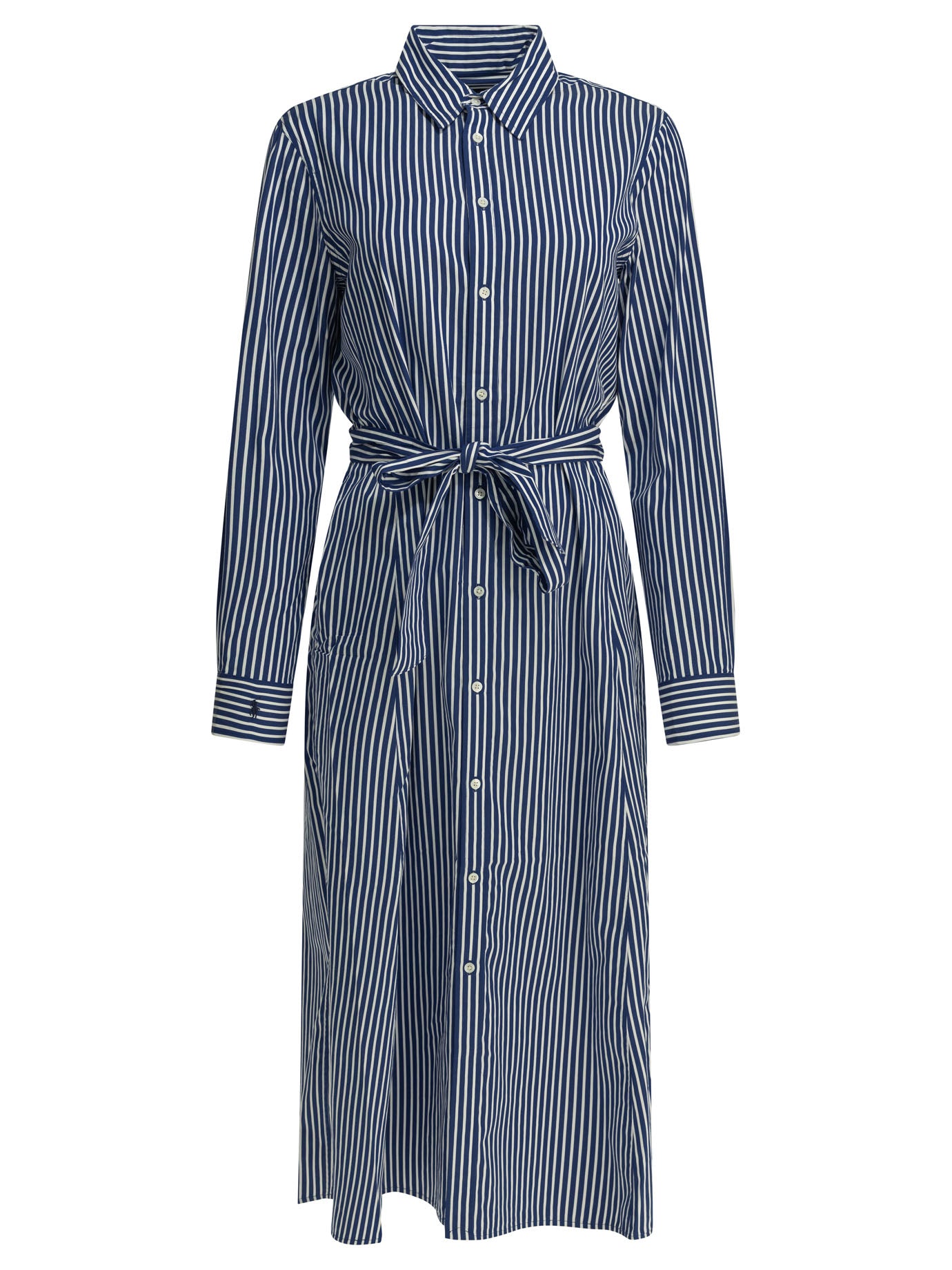 Polo Ralph Lauren Chemisier Midi Dress With Logo
