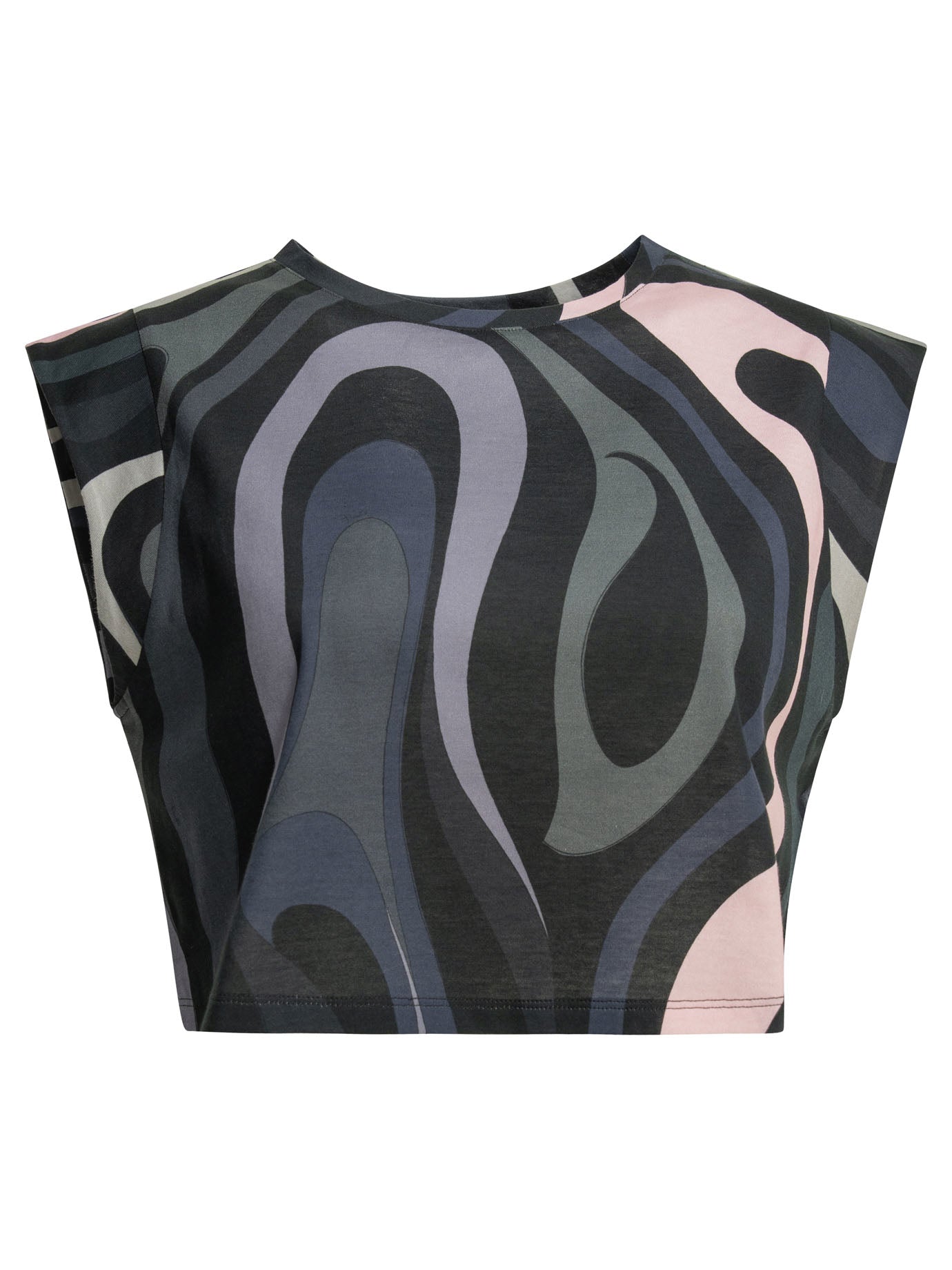 Pucci Marmo Cropped Top