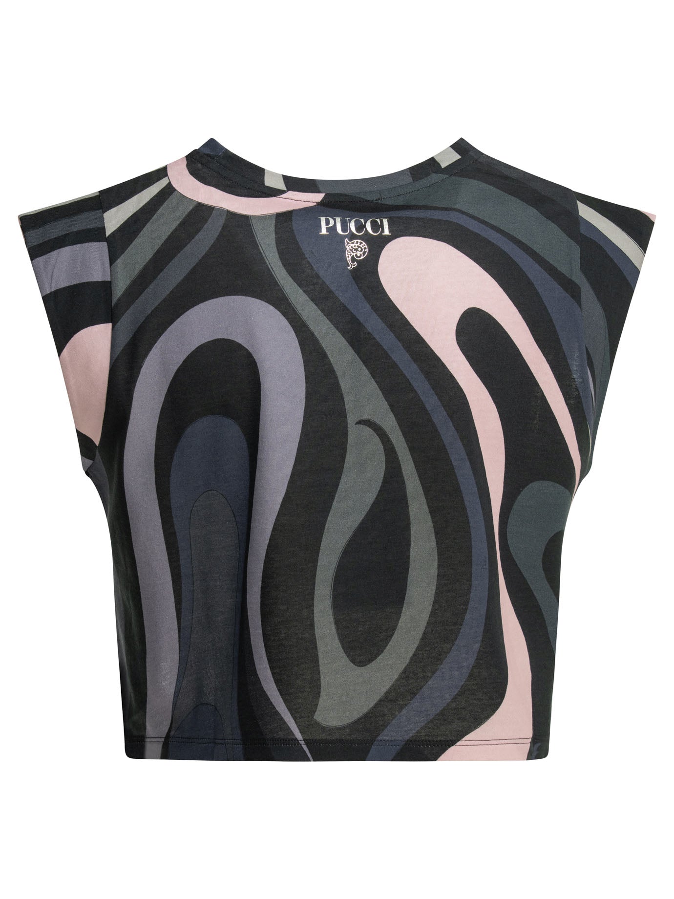Pucci Marmo Cropped Top