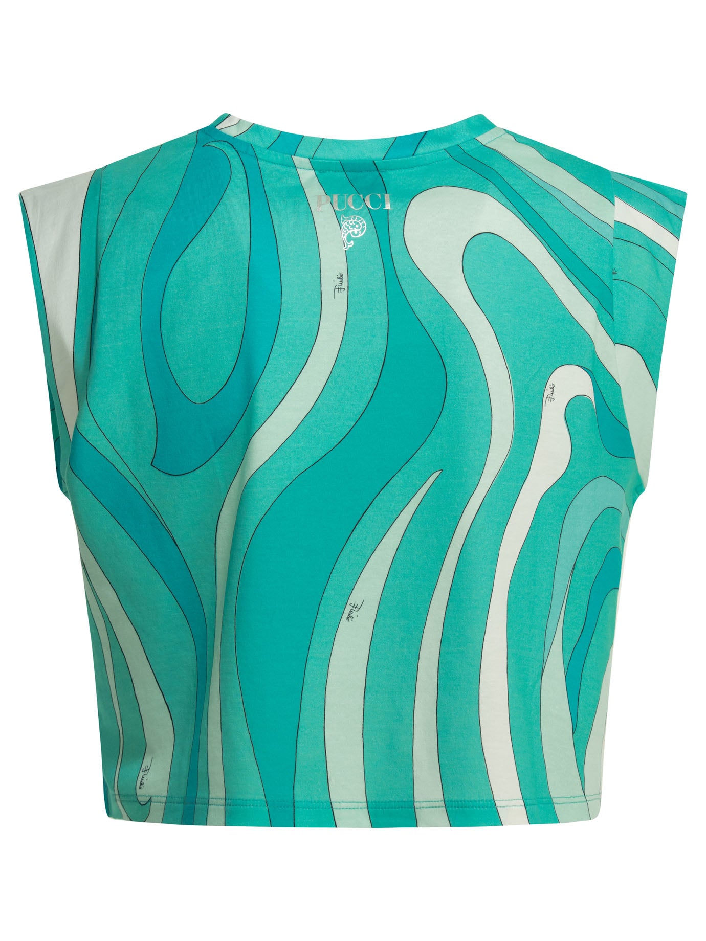 Pucci Marmo Cropped Top