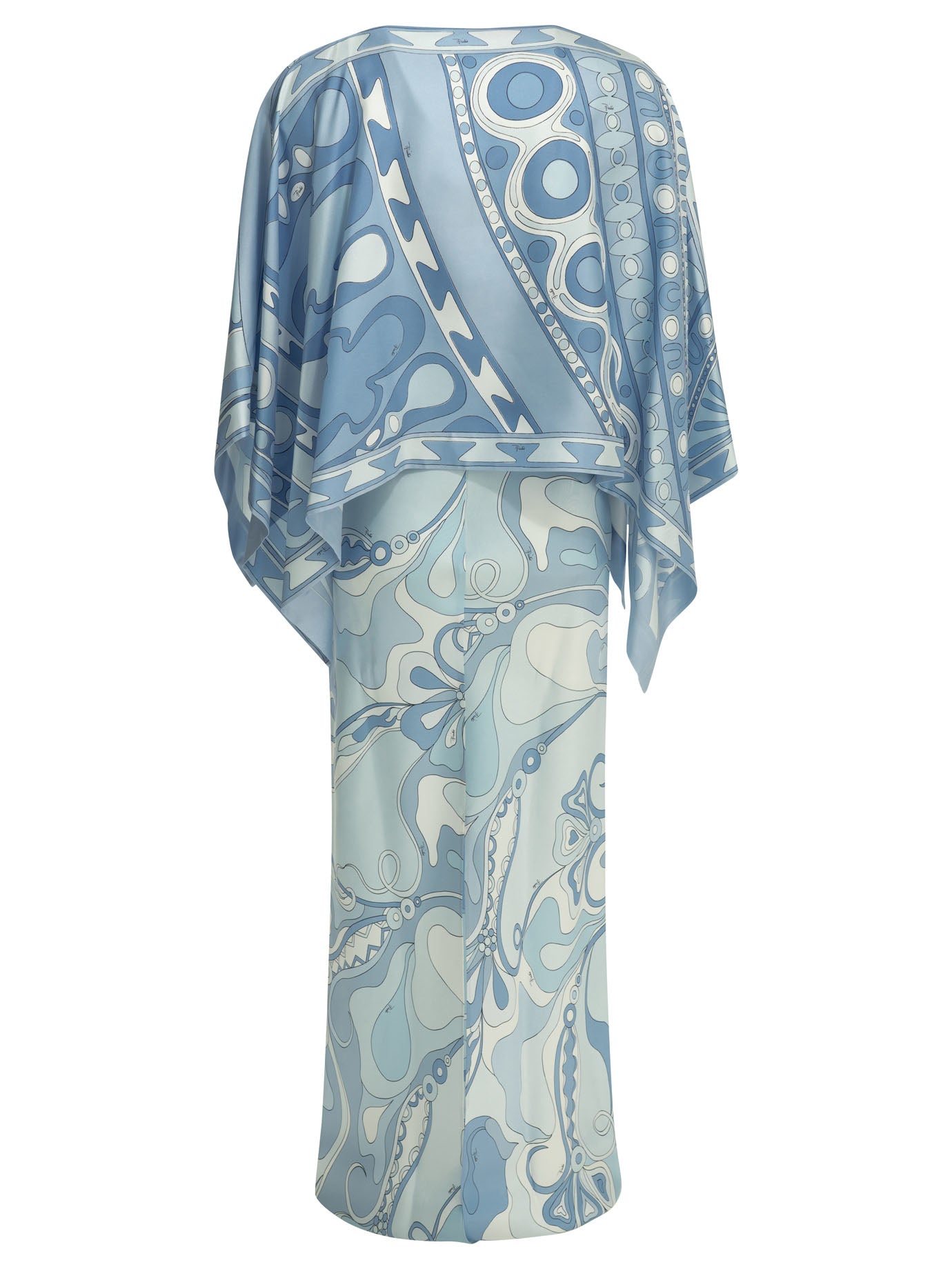 Pucci Orchid Slip Dress With Shrug Cover-Up