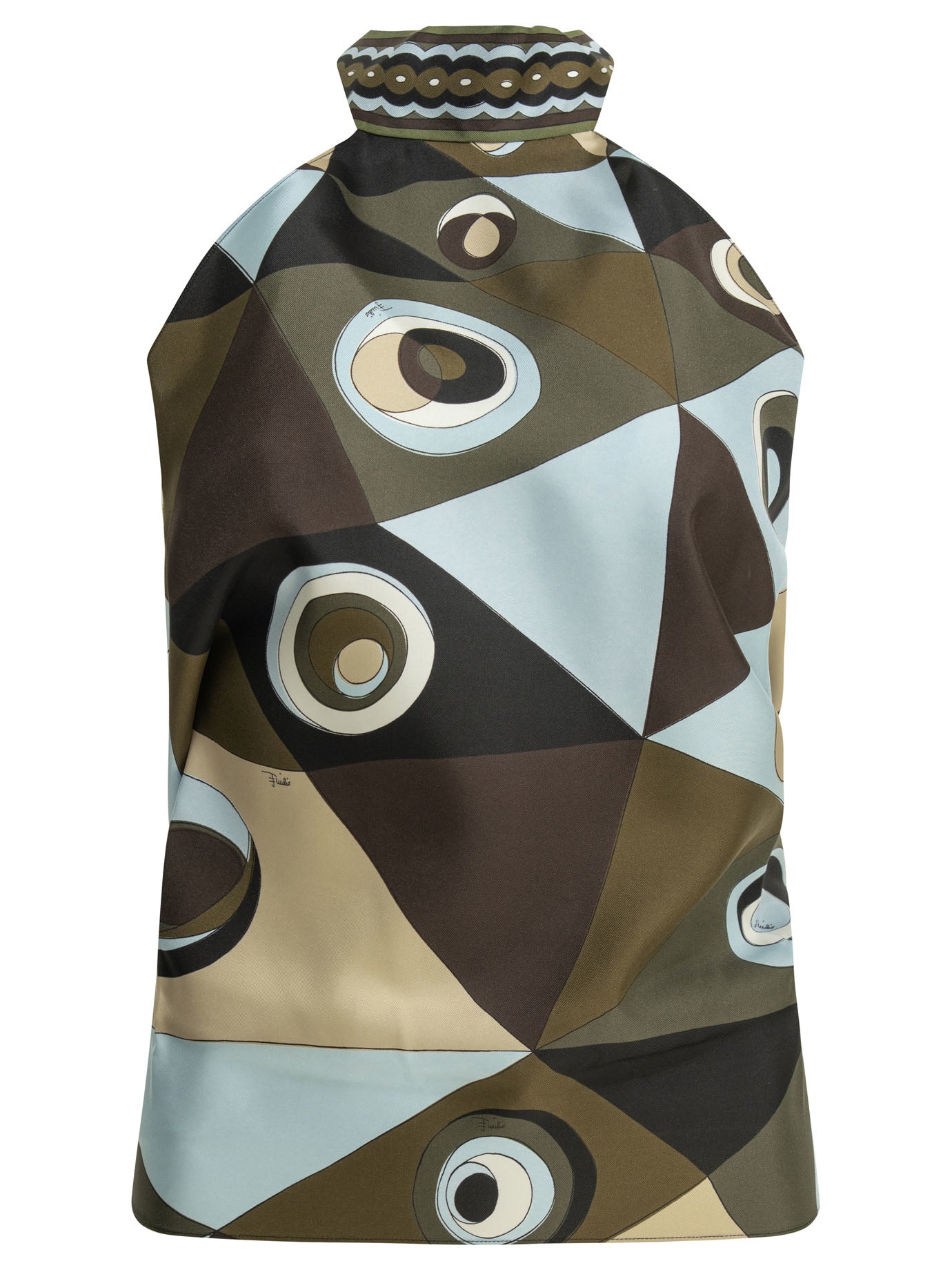 Pucci Occhi Draped Top