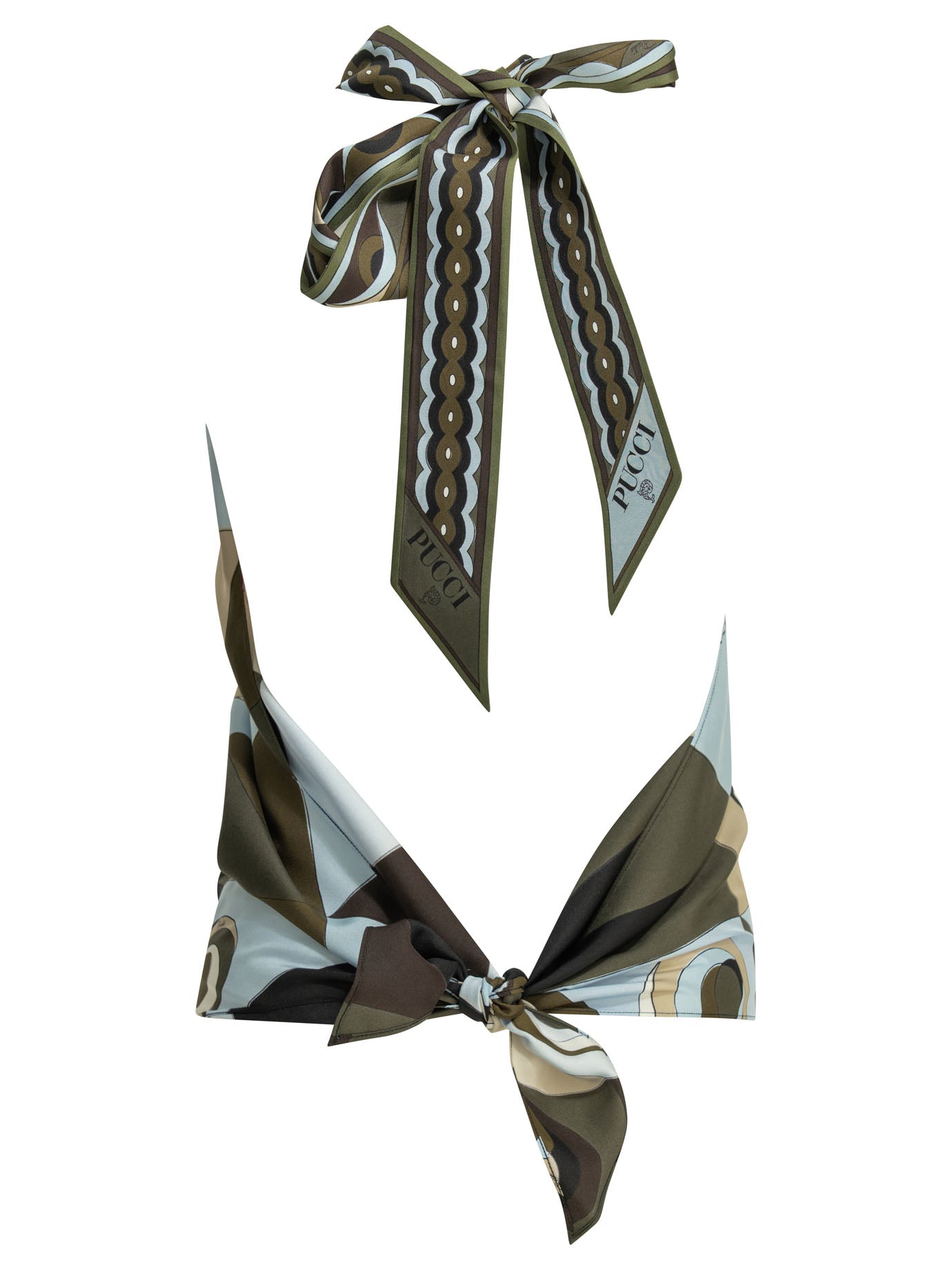 Pucci Occhi Draped Top