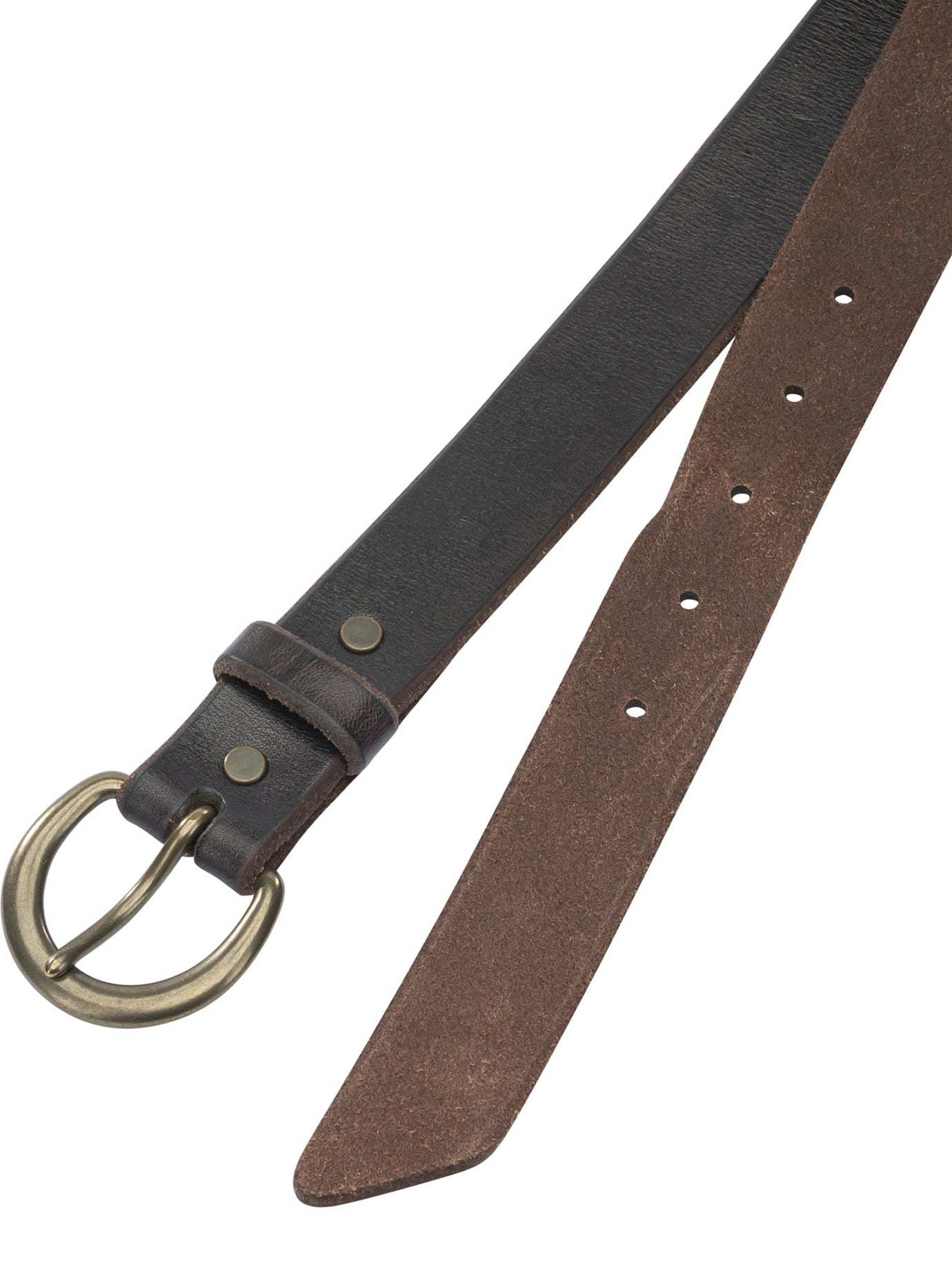 RRL by Ralph Lauren Hammered Leather Belt