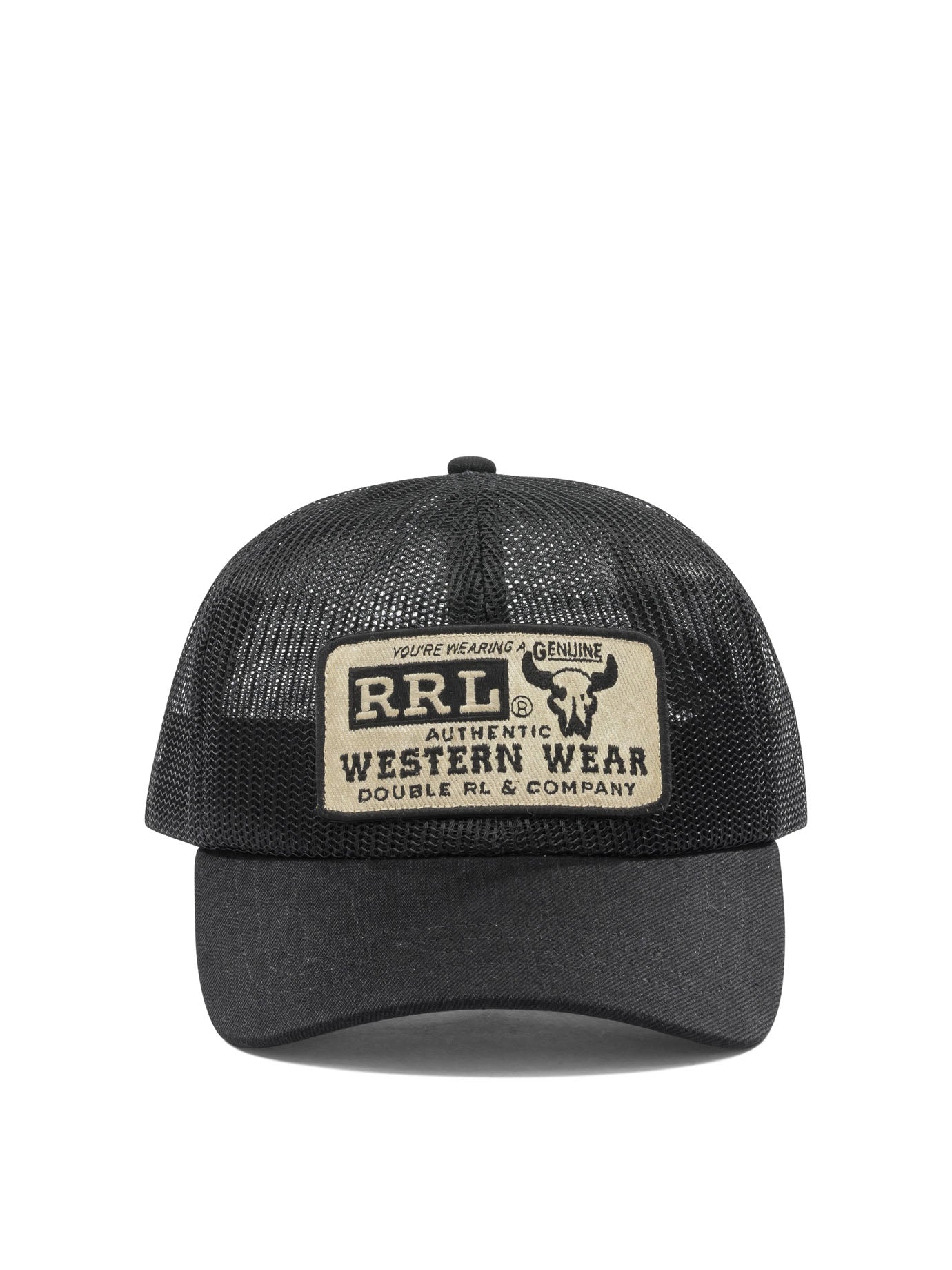 RRL by Ralph Lauren Mesh And Denim Trucker Hat