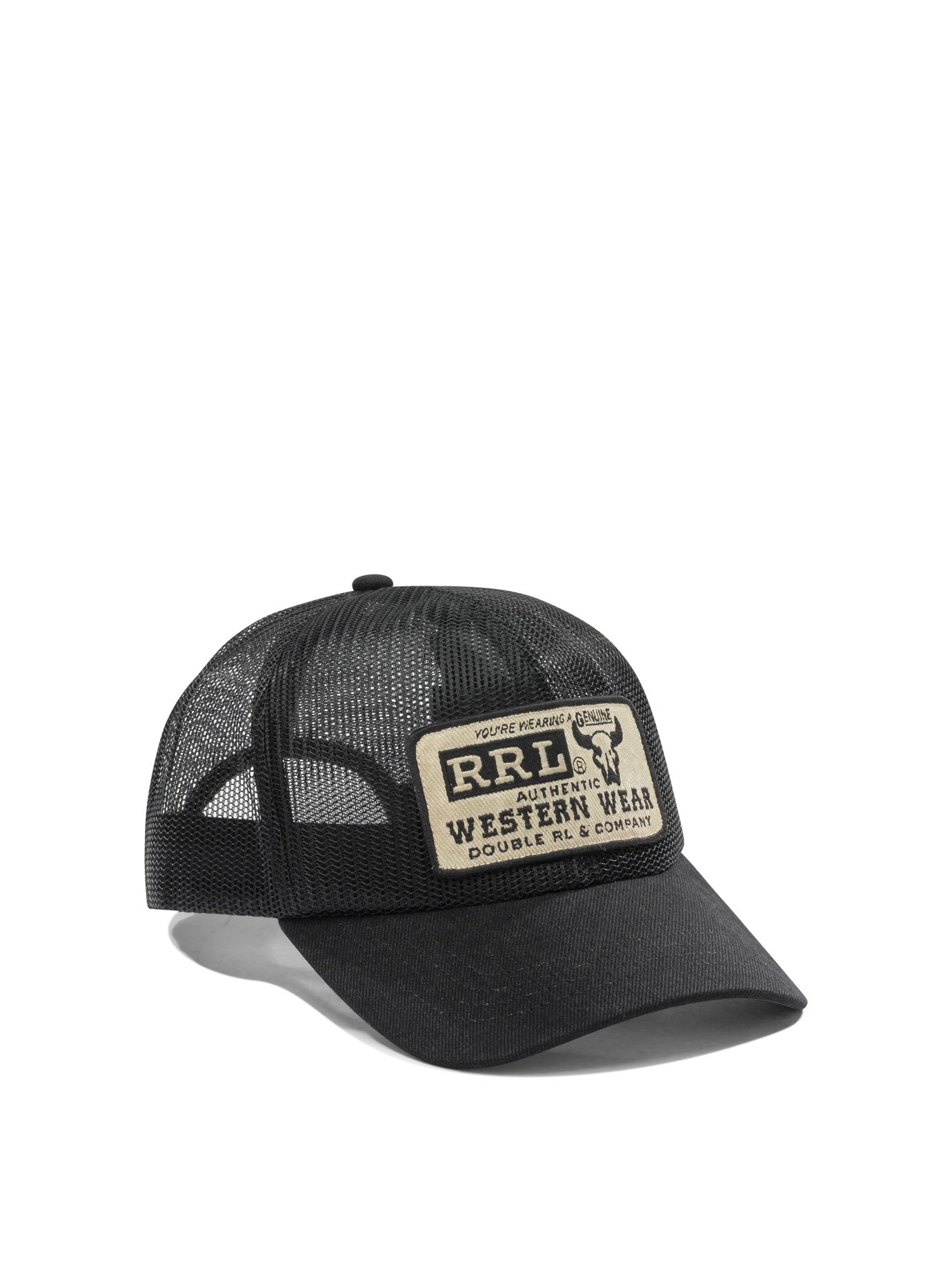 RRL by Ralph Lauren Mesh And Denim Trucker Hat