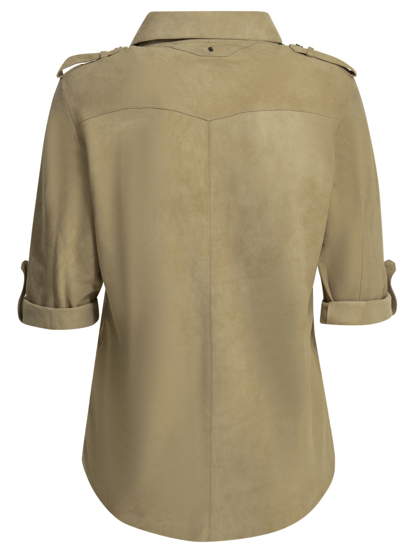 Salvatore Santoro Casual Suede Shirt