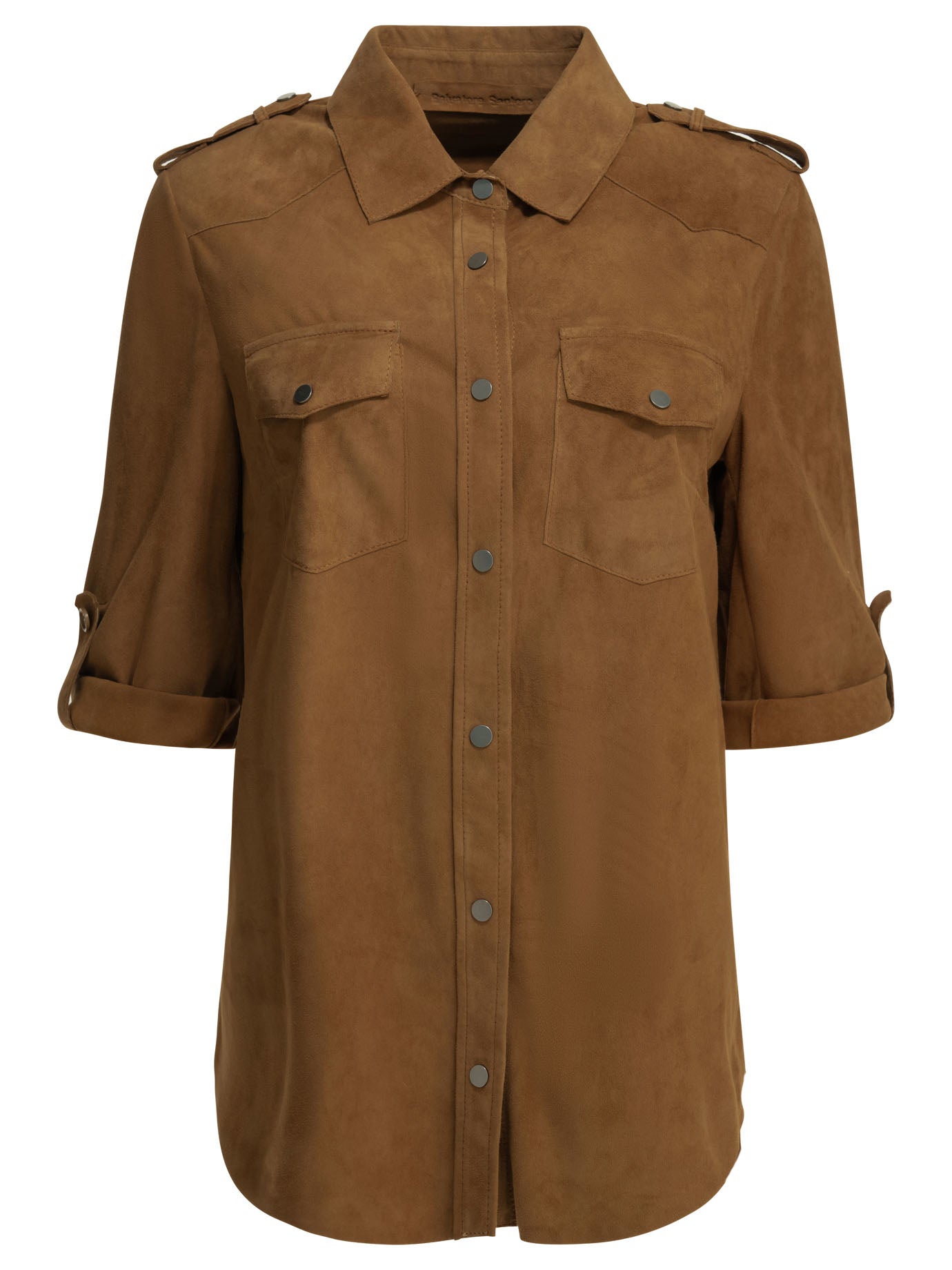 Salvatore Santoro Casual Suede Shirt