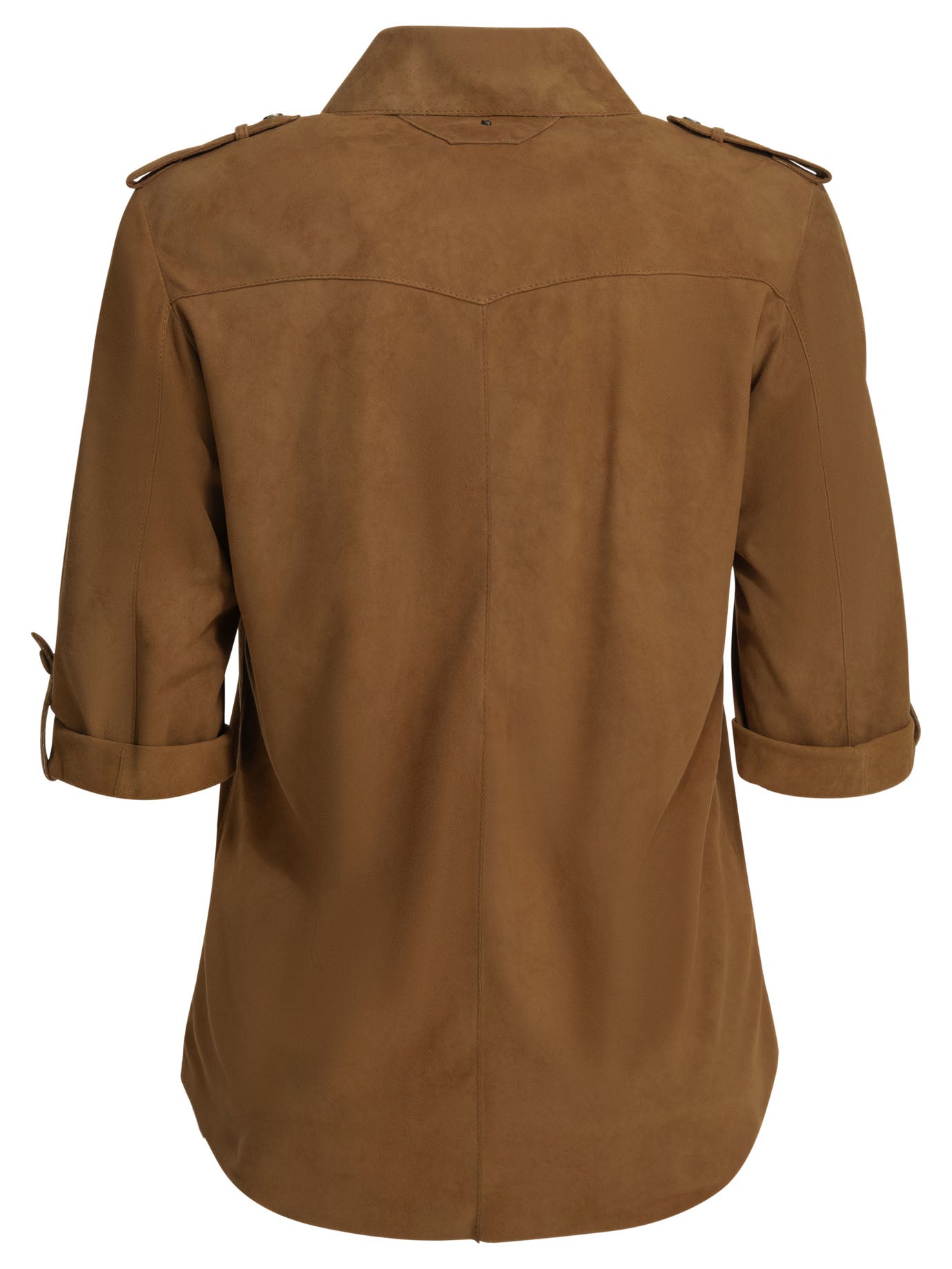 Salvatore Santoro Casual Suede Shirt