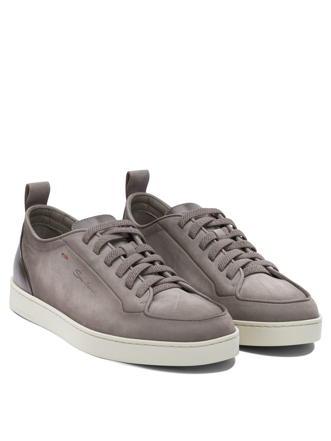 Santoni Montecarlo Leather Sneakers