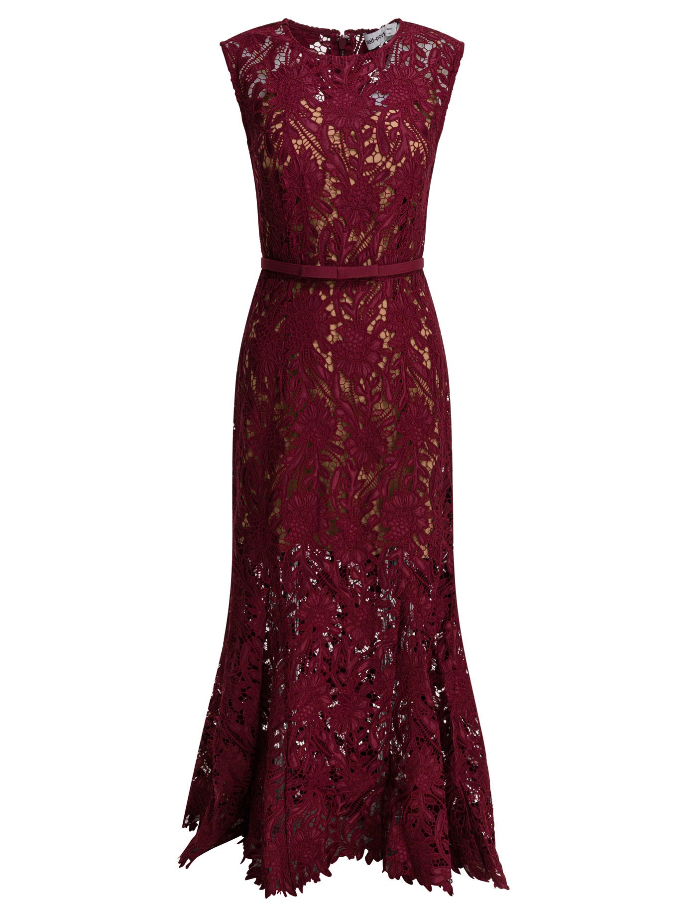 Self-portrait Lace Sheath Midi Dress