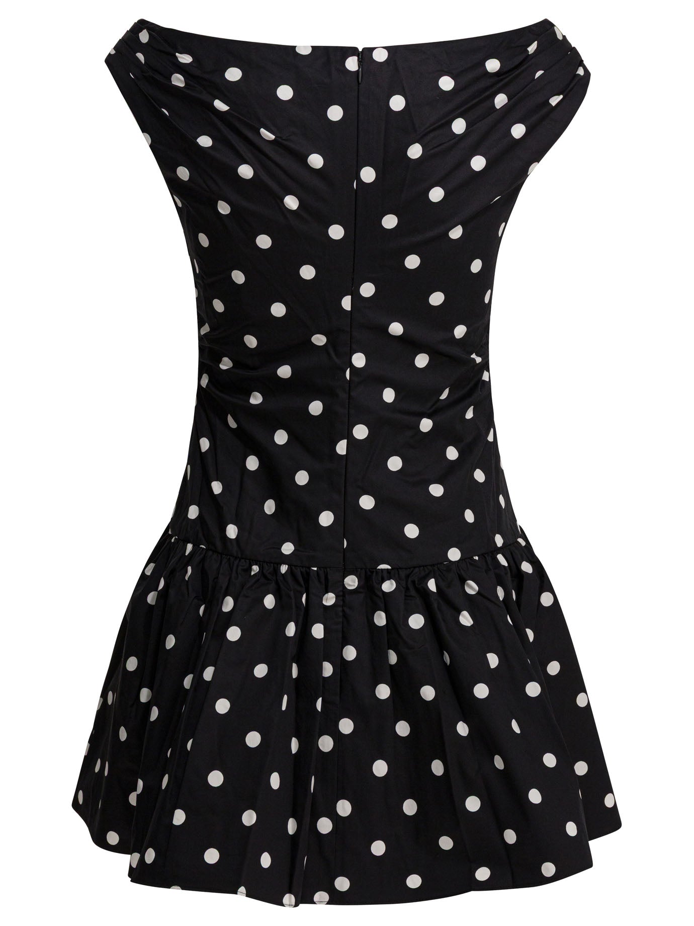 Self-portrait Polka Dot Flared Dress