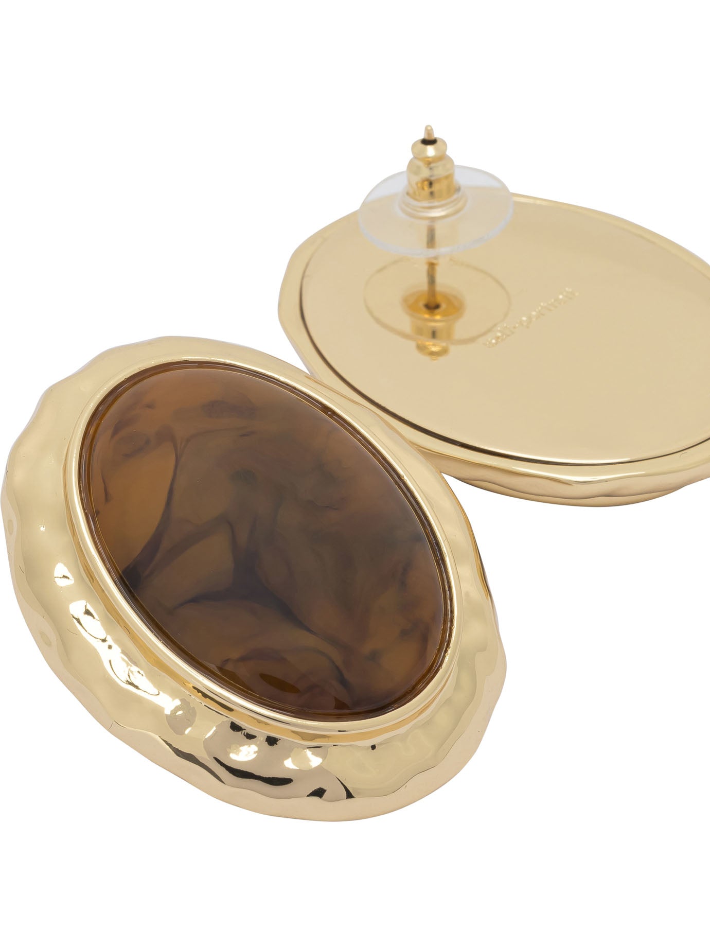 Self-portrait Hammered Earrings