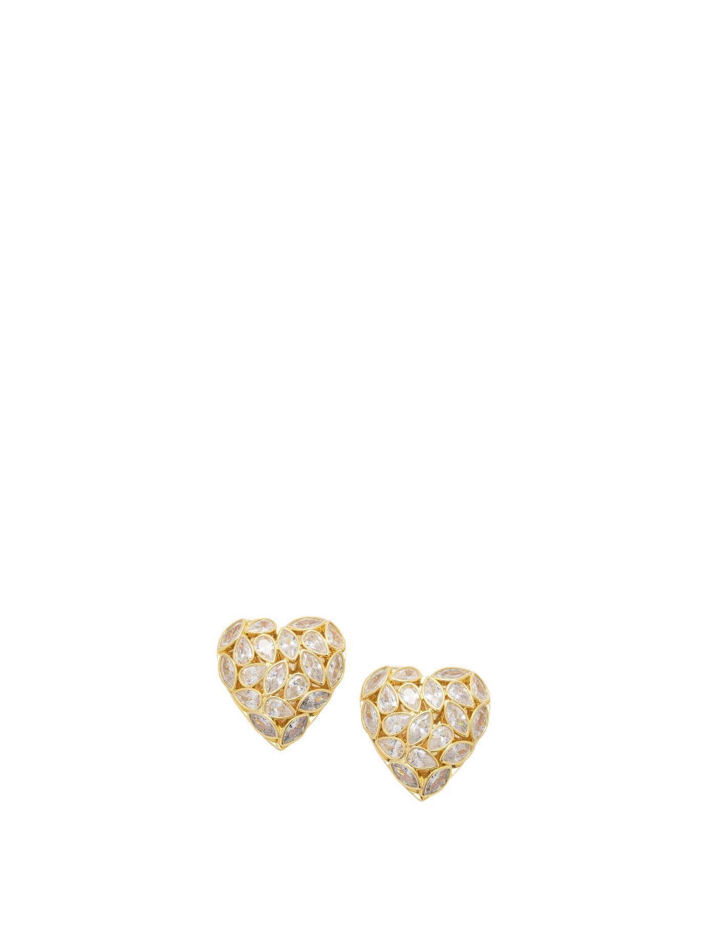 Self-portrait Decorated Heart Earrings