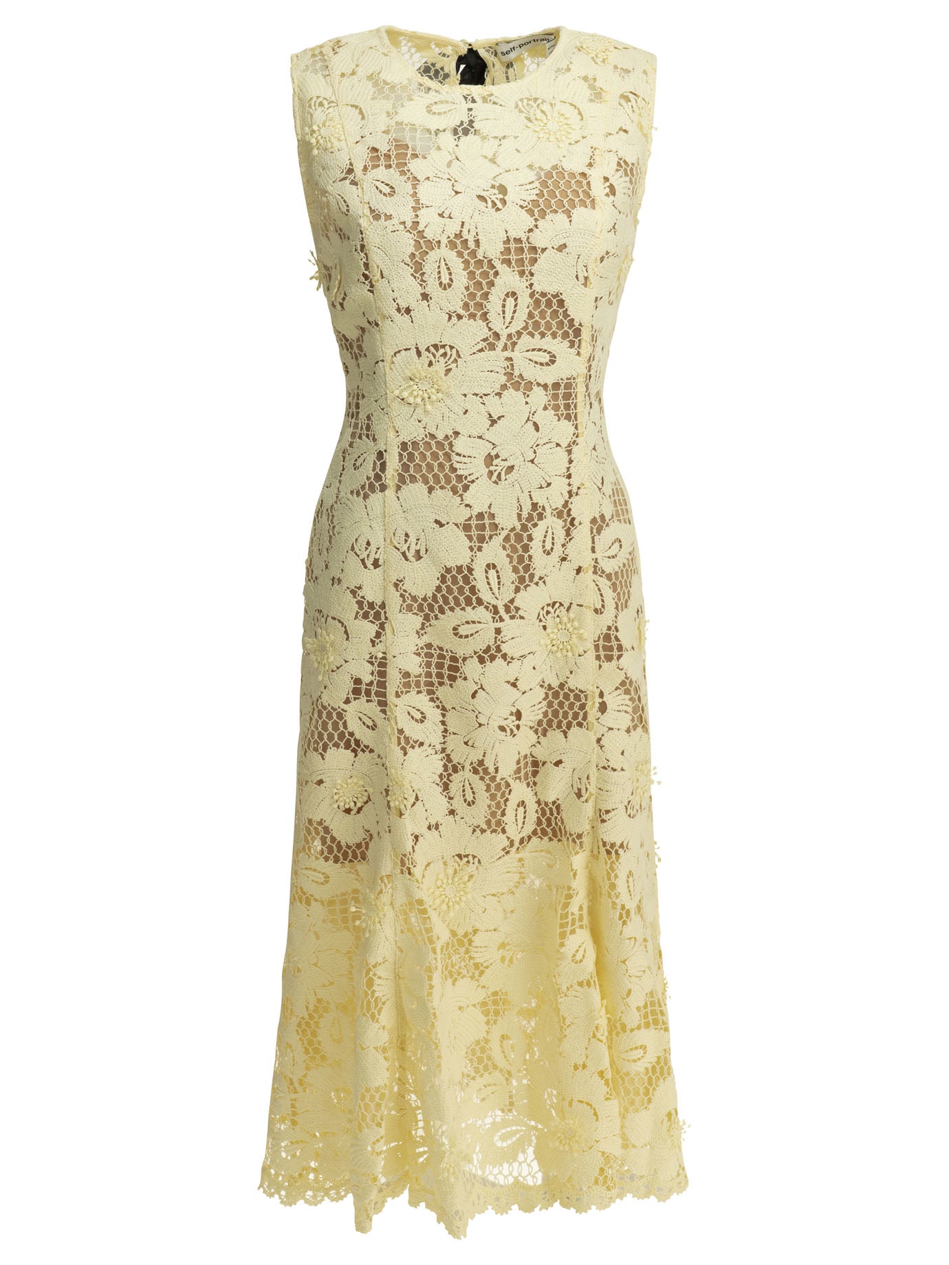 Self-portrait Flared Midi Dress