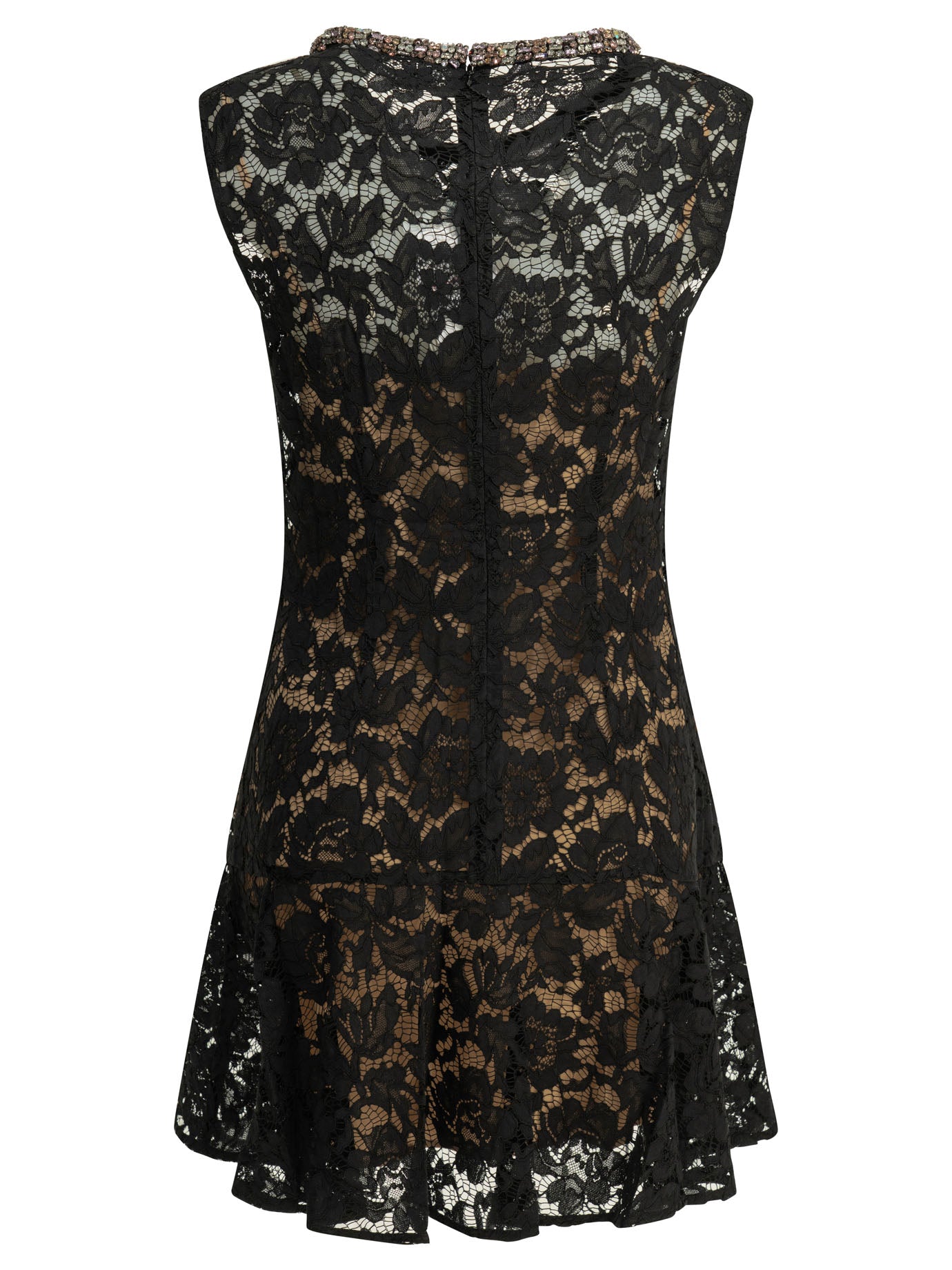 Self-portrait Embroidered Short Dress