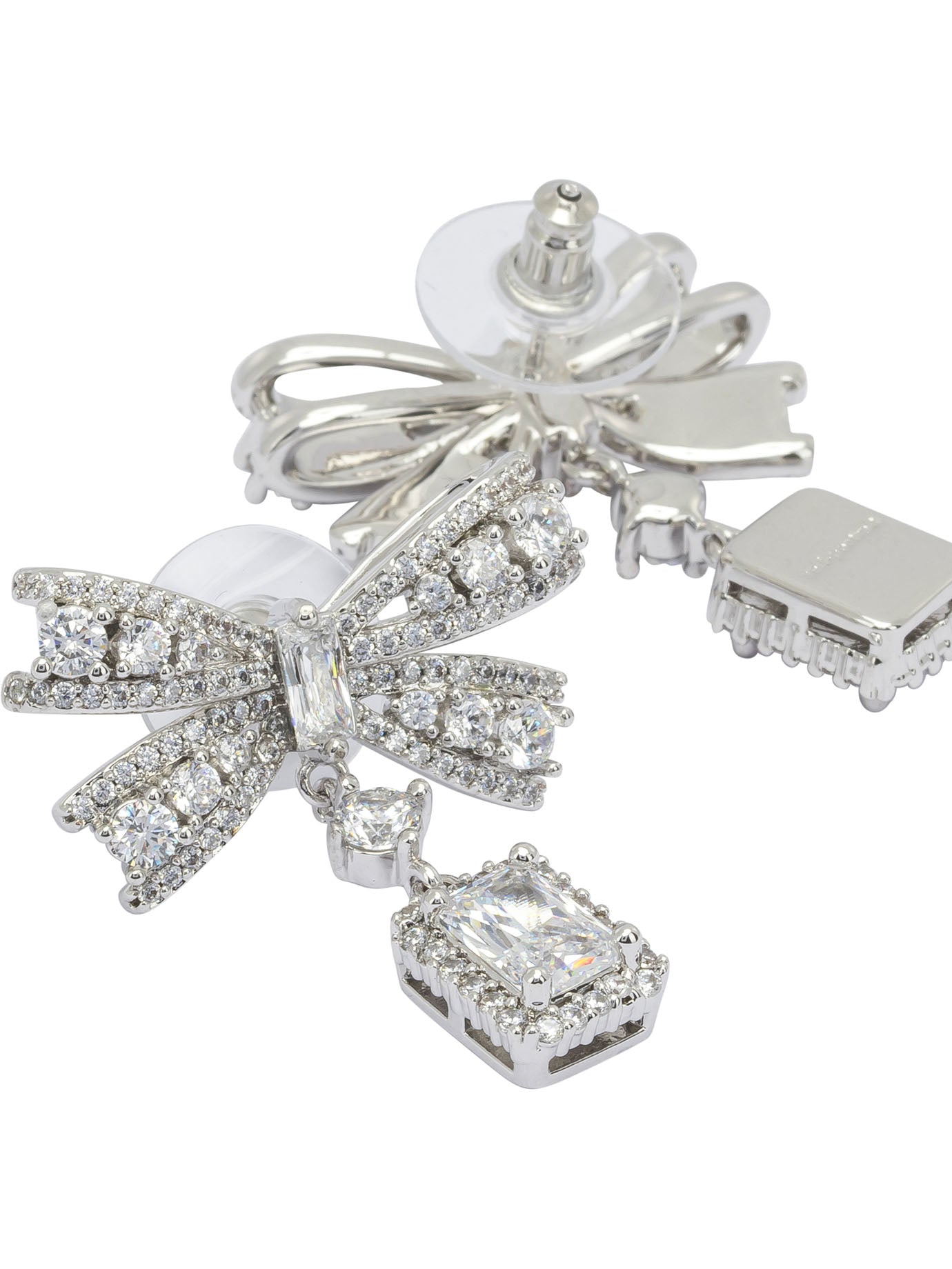 Self-portrait Dangling Earrings With Crystals