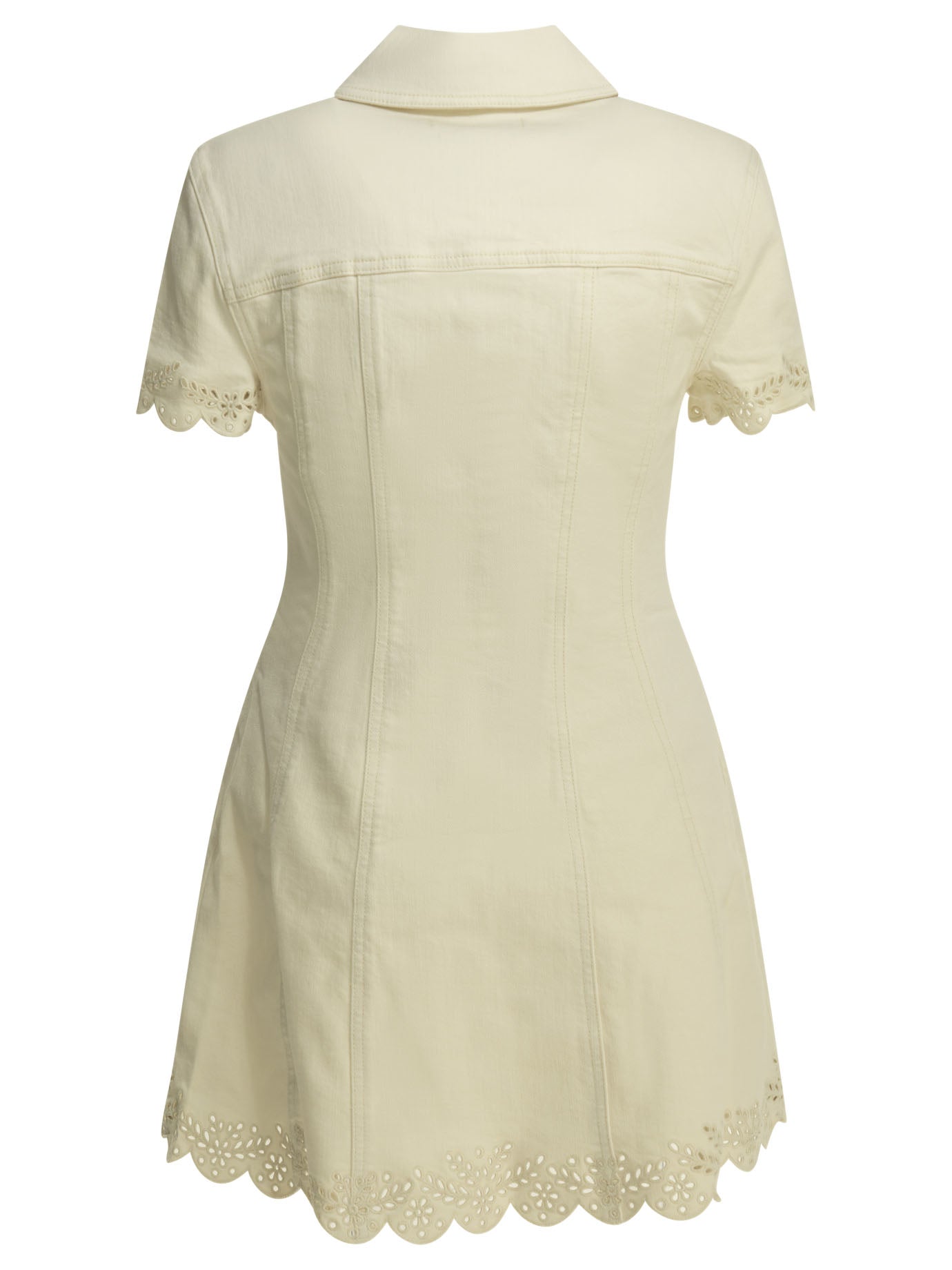 Self-portrait Embroidered Short Dress