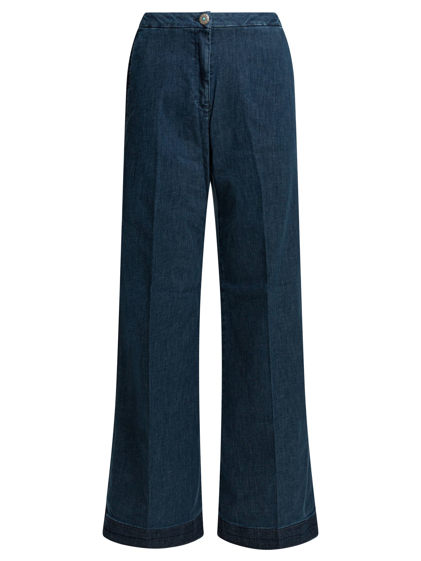 Shaft Jeans Flaire Smocking Wide Leg Jeans