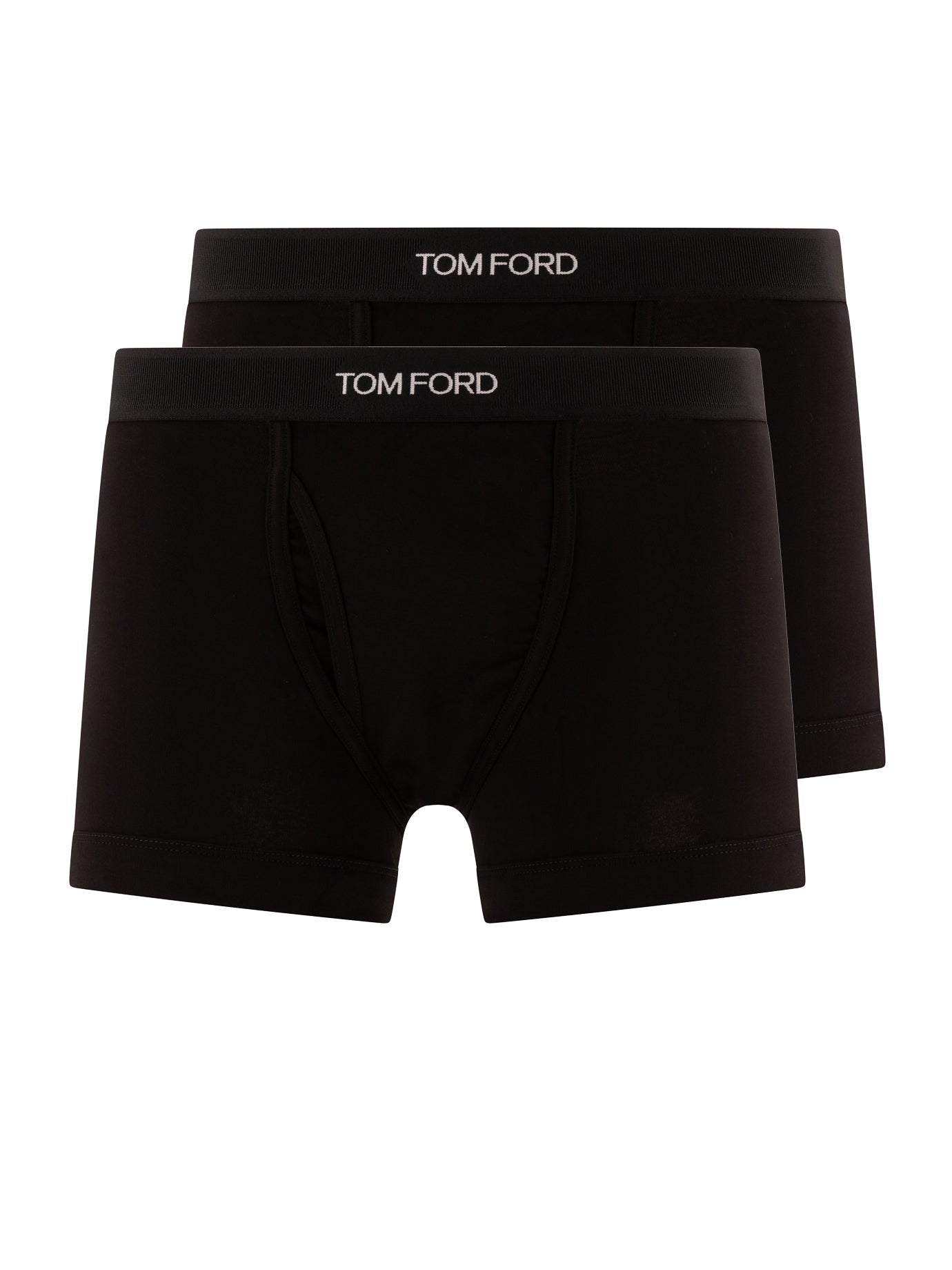 Tom Ford Cotton Boxer Shorts With Logo