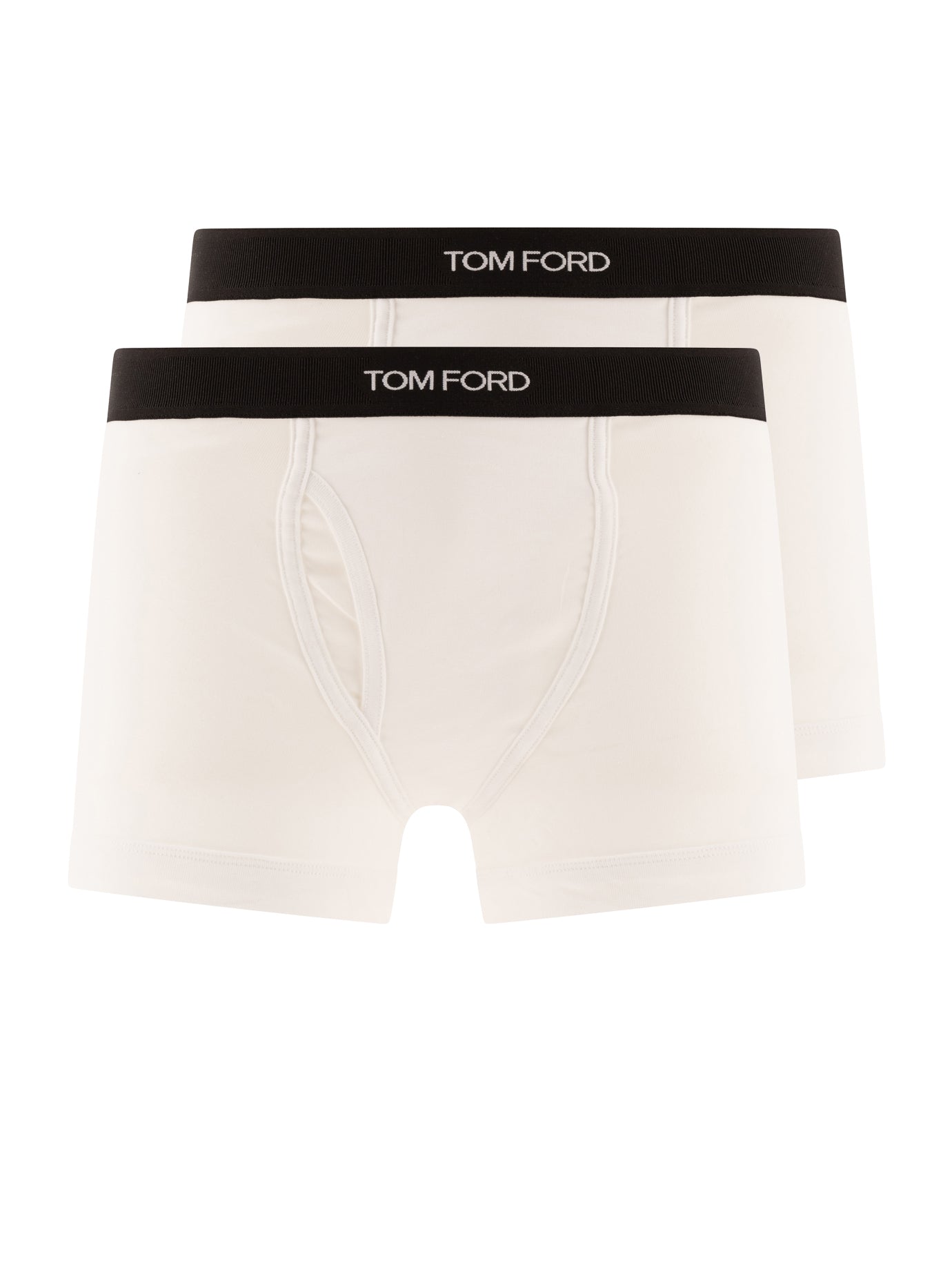 Tom Ford Cotton Boxer Shorts With Logo