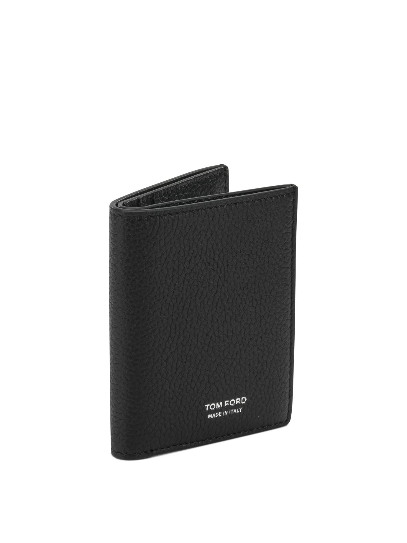 Tom Ford Grain Leather Folding Card Holder