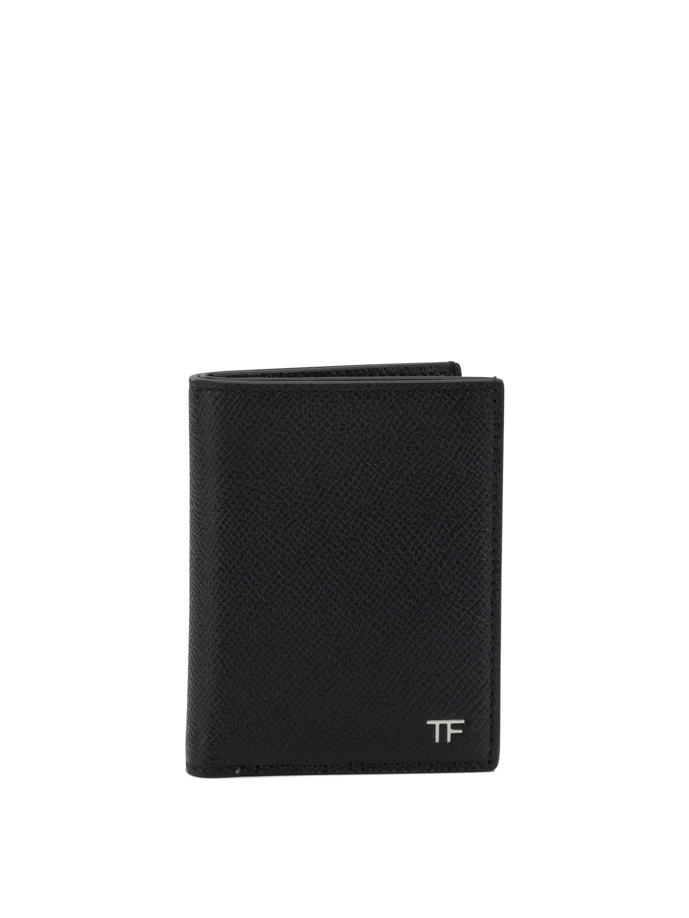 Tom Ford Small Grain Leather Folding Card Holder