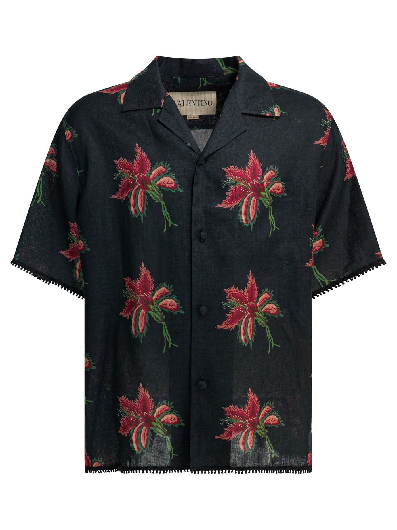 Valentino Papier Floral Casual Shirt