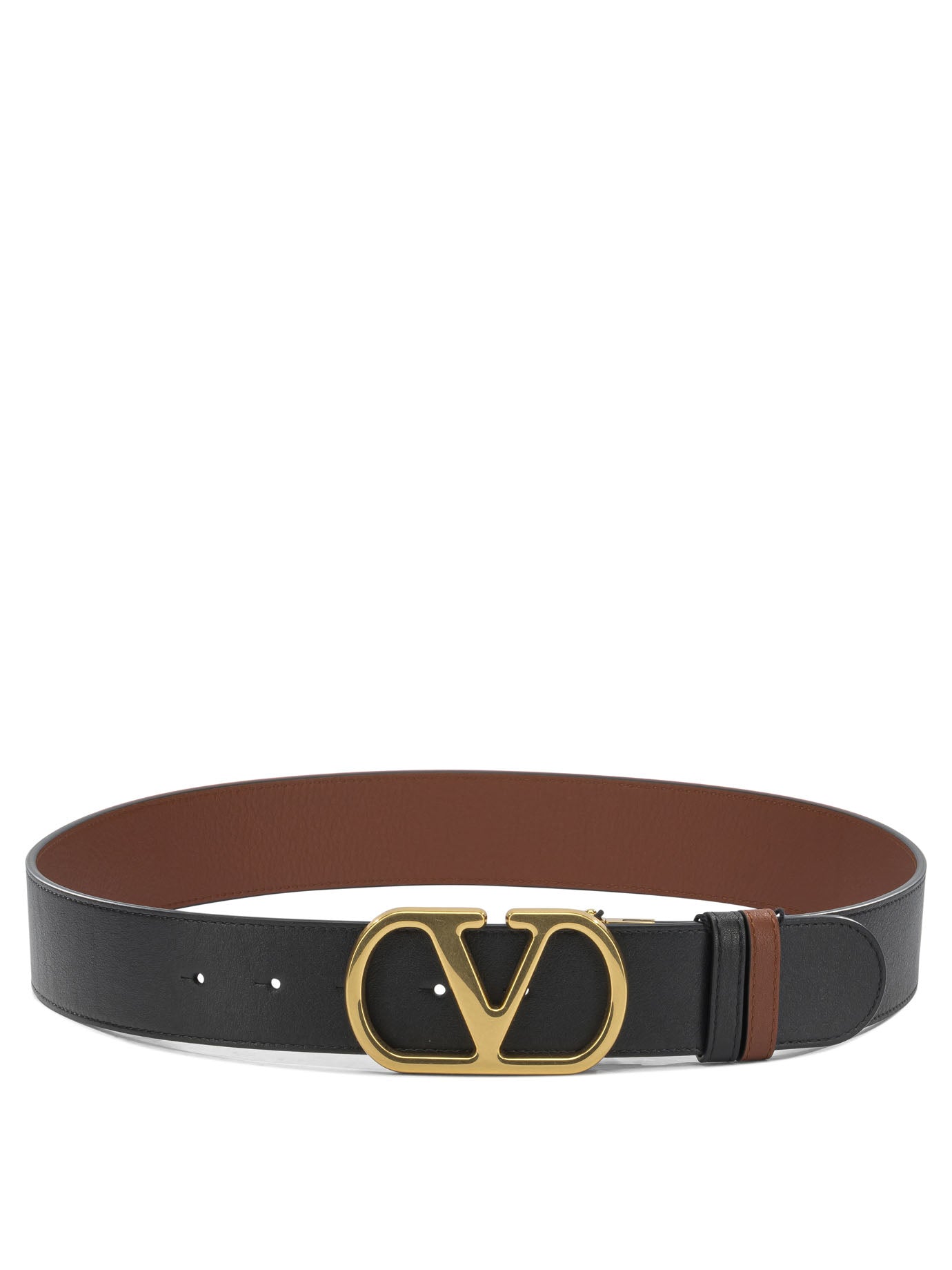 Valentino Garavani Vlogo Signature Reversible Leather Belt