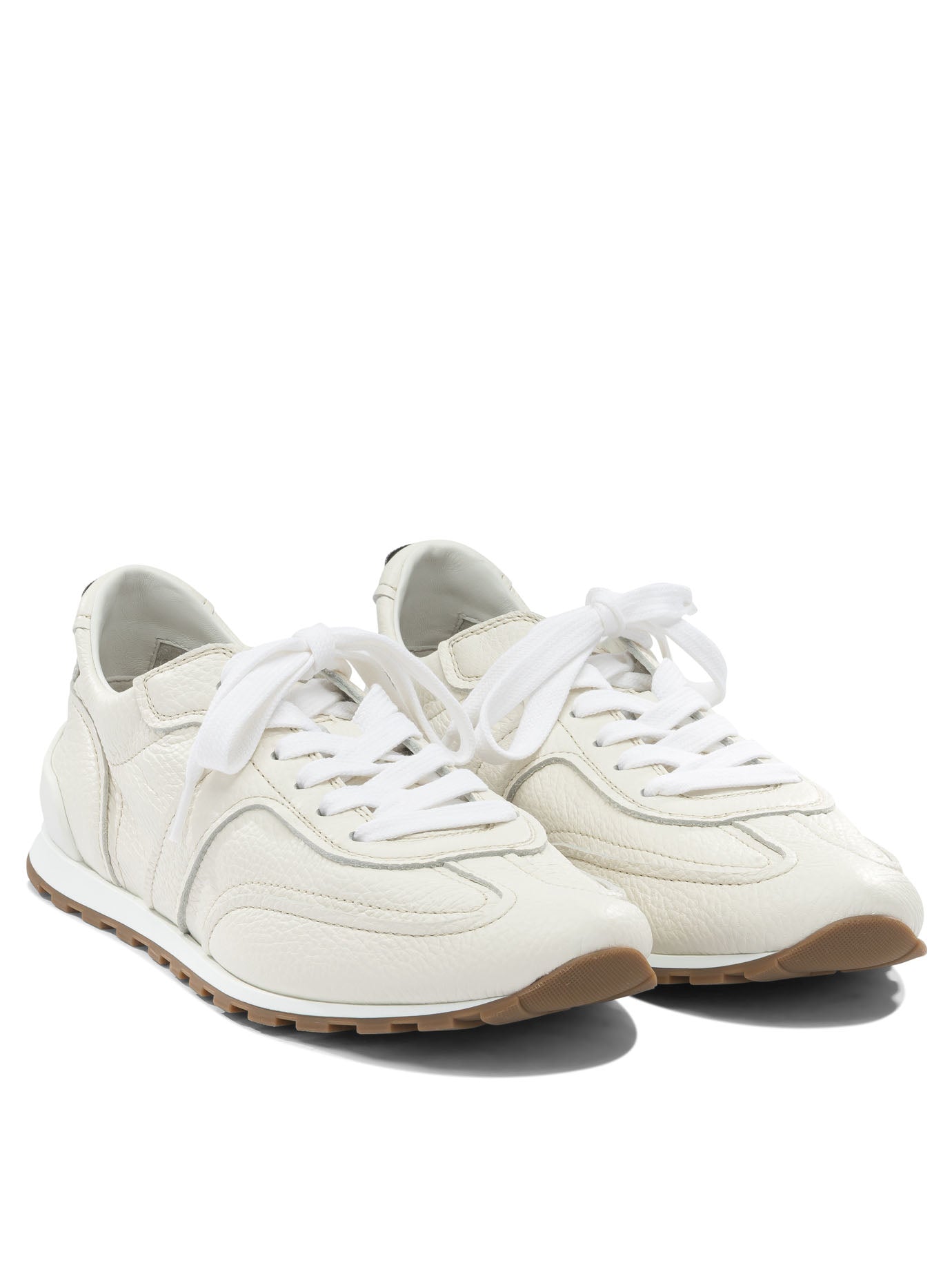 Brunello Cucinelli Shiny Loops Low-Top Sneakers