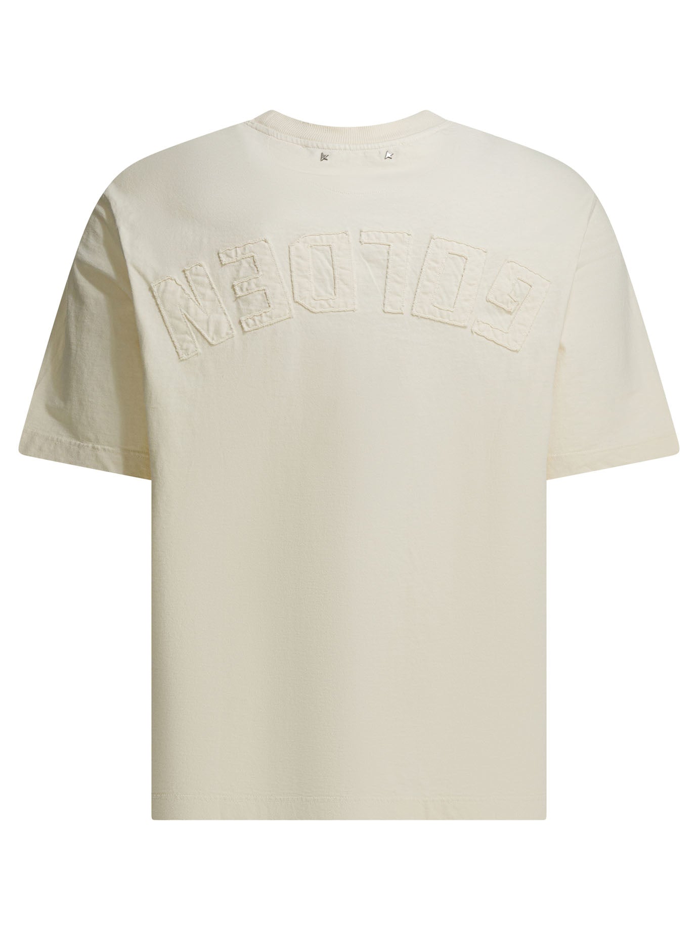Golden Goose Jersey T-Shirt With Reverse Logo