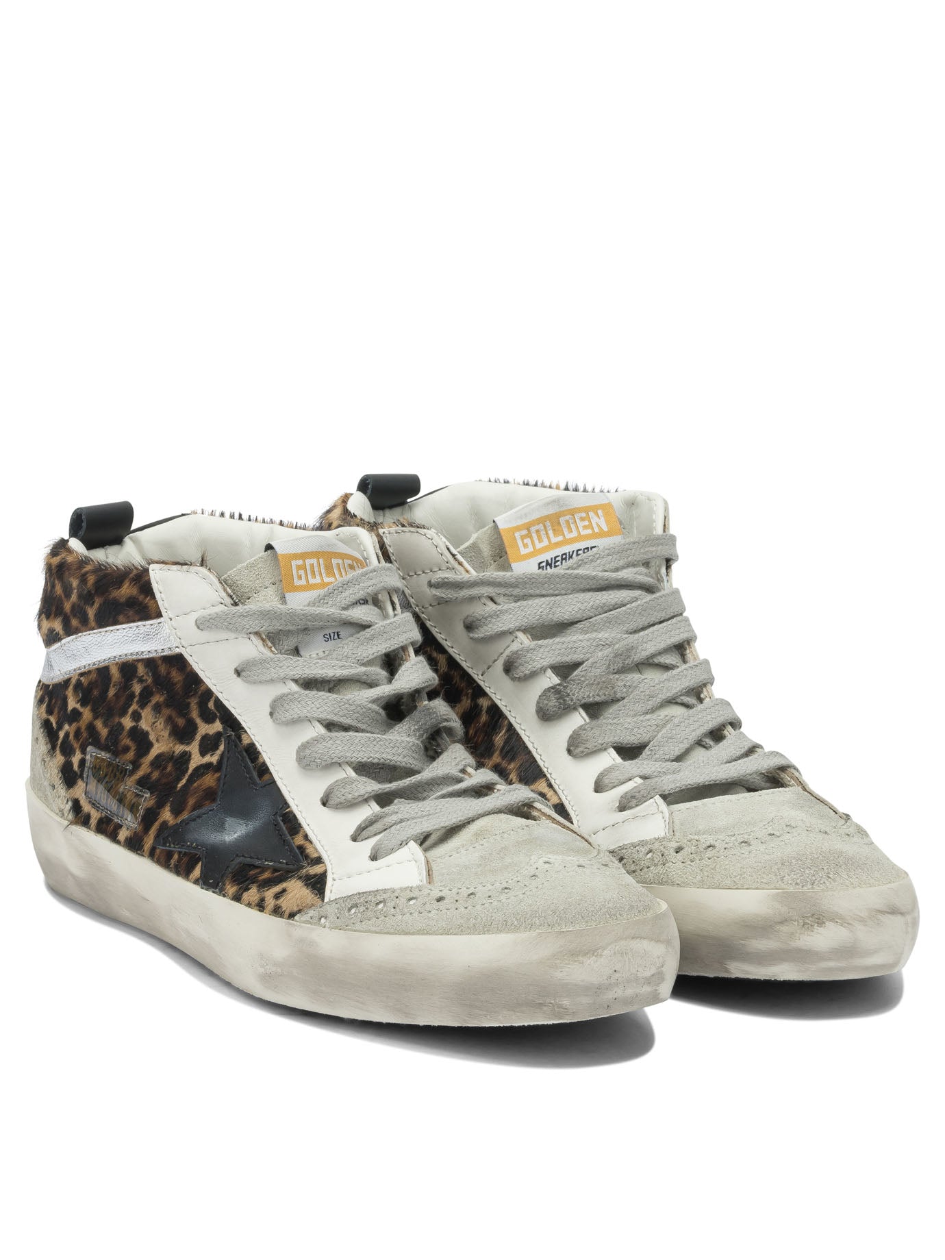 Golden Goose Mid Star High-Top Sneakers