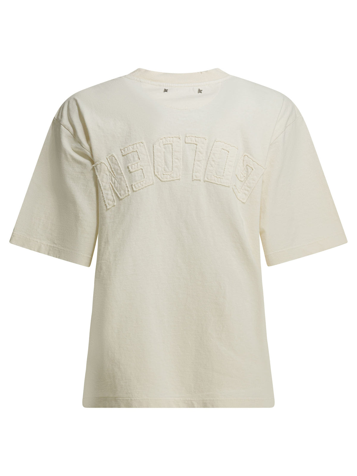 Golden Goose Crew Neck T-Shirt With Reverse Logo