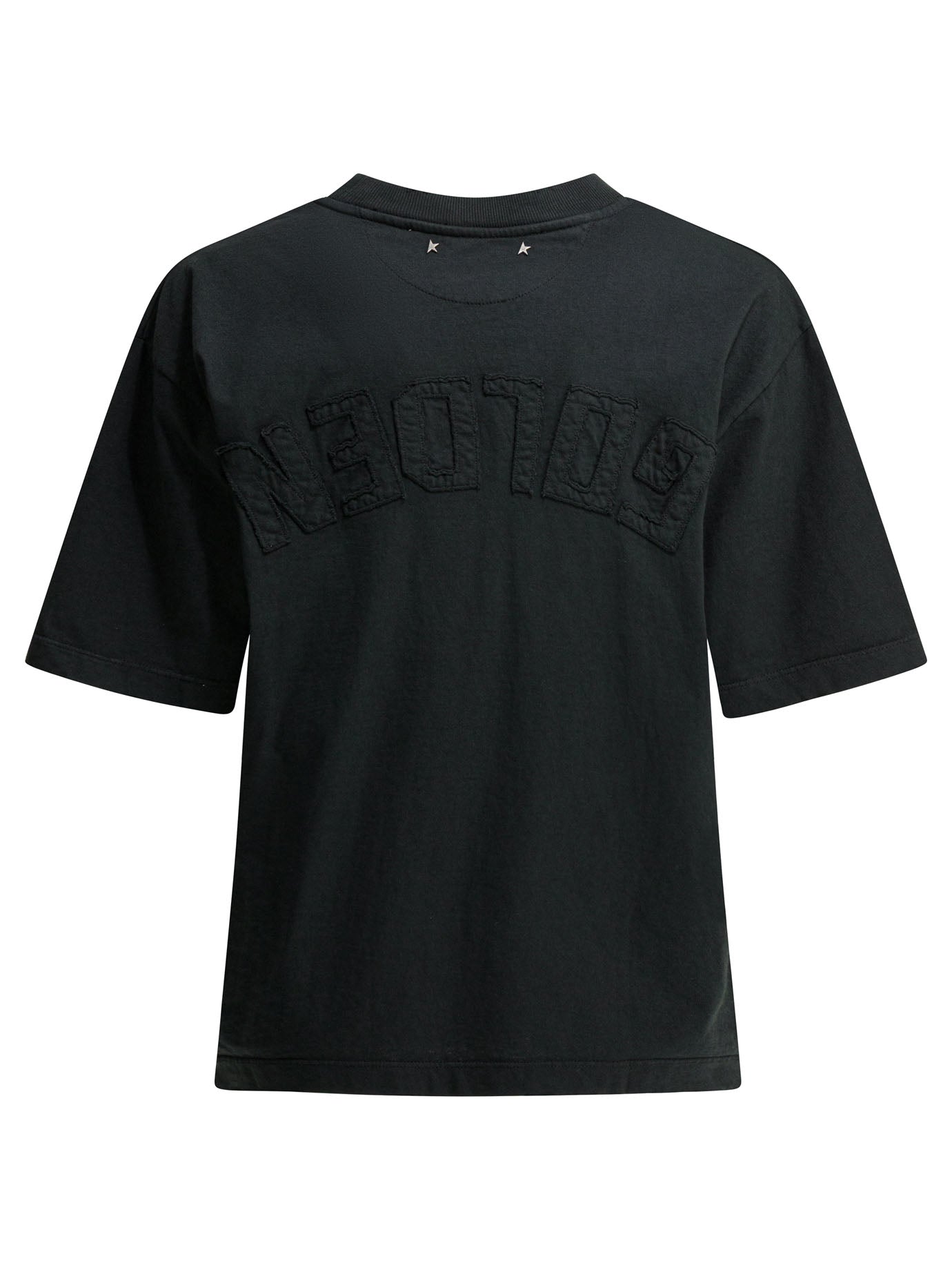 Golden Goose Crew Neck T-Shirt With Reverse Logo