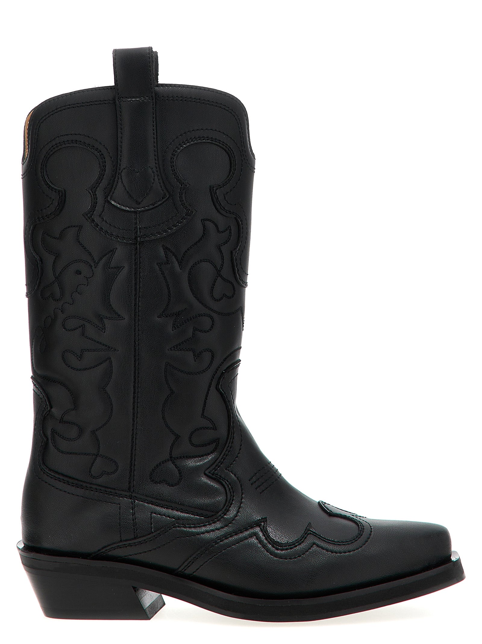 Ganni 'Western' Texas Boots