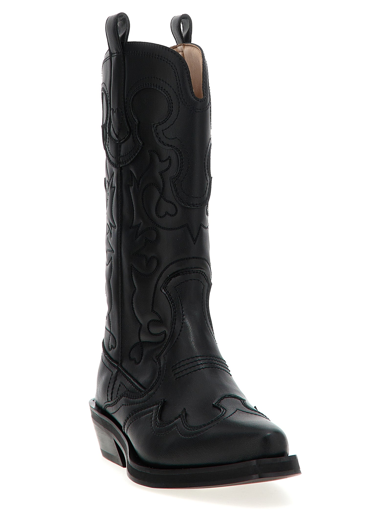 Ganni 'Western' Texas Boots