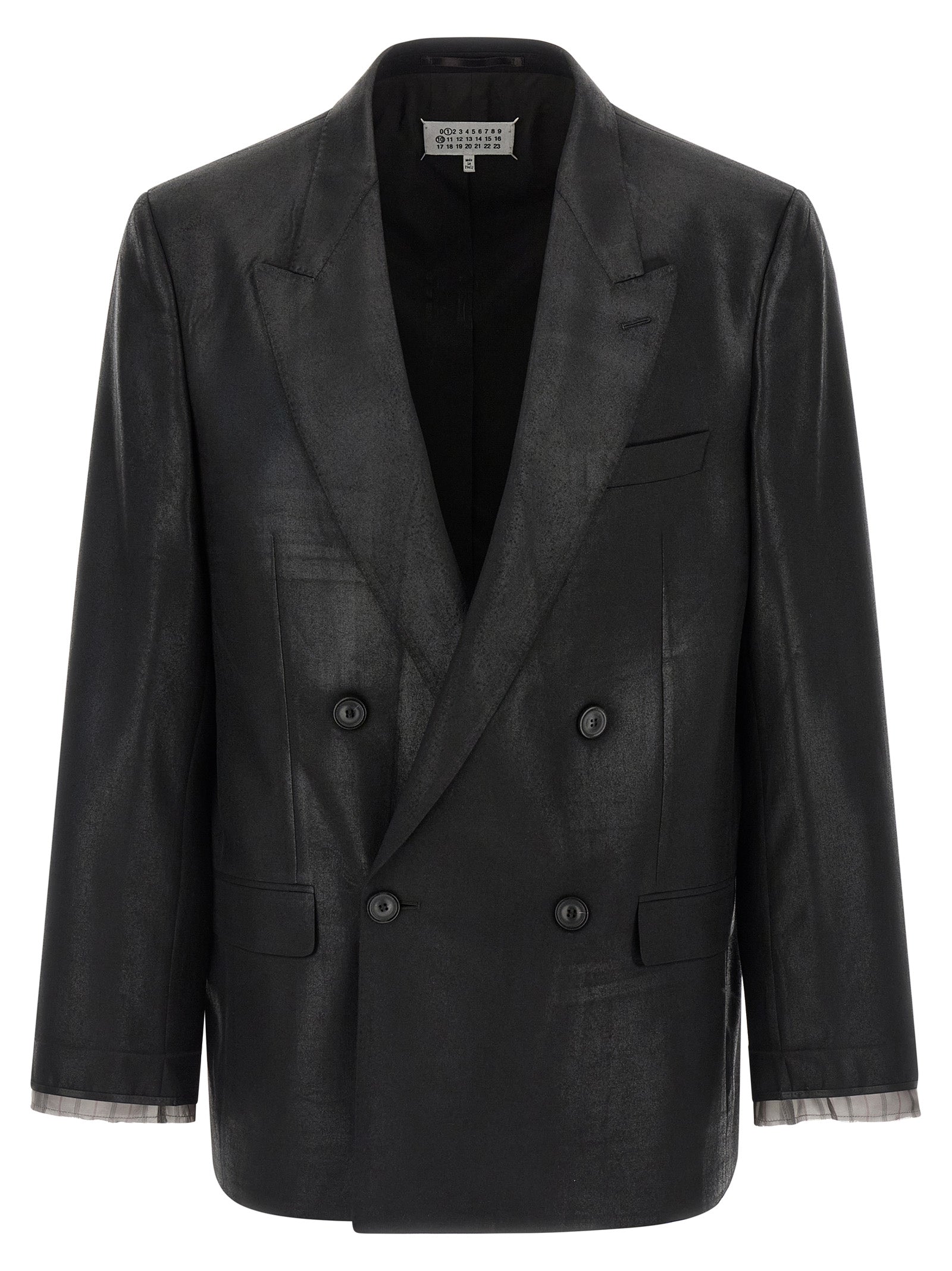 Maison Margiela Foiled Wool Blazer